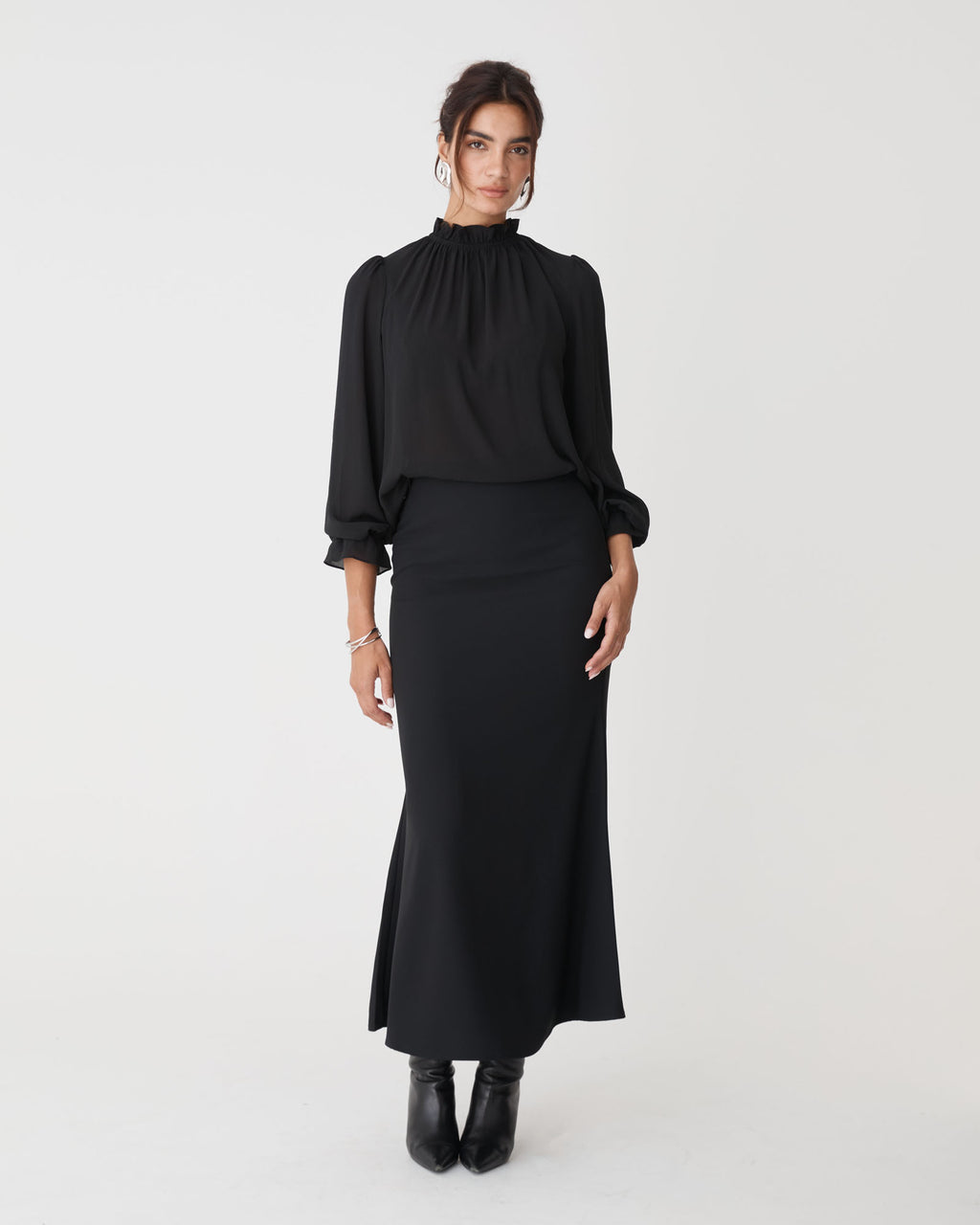 Hailey Frill Neck Blouse