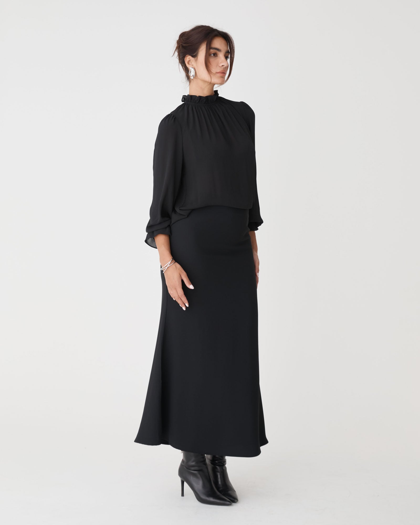 Hailey Frill Neck Blouse