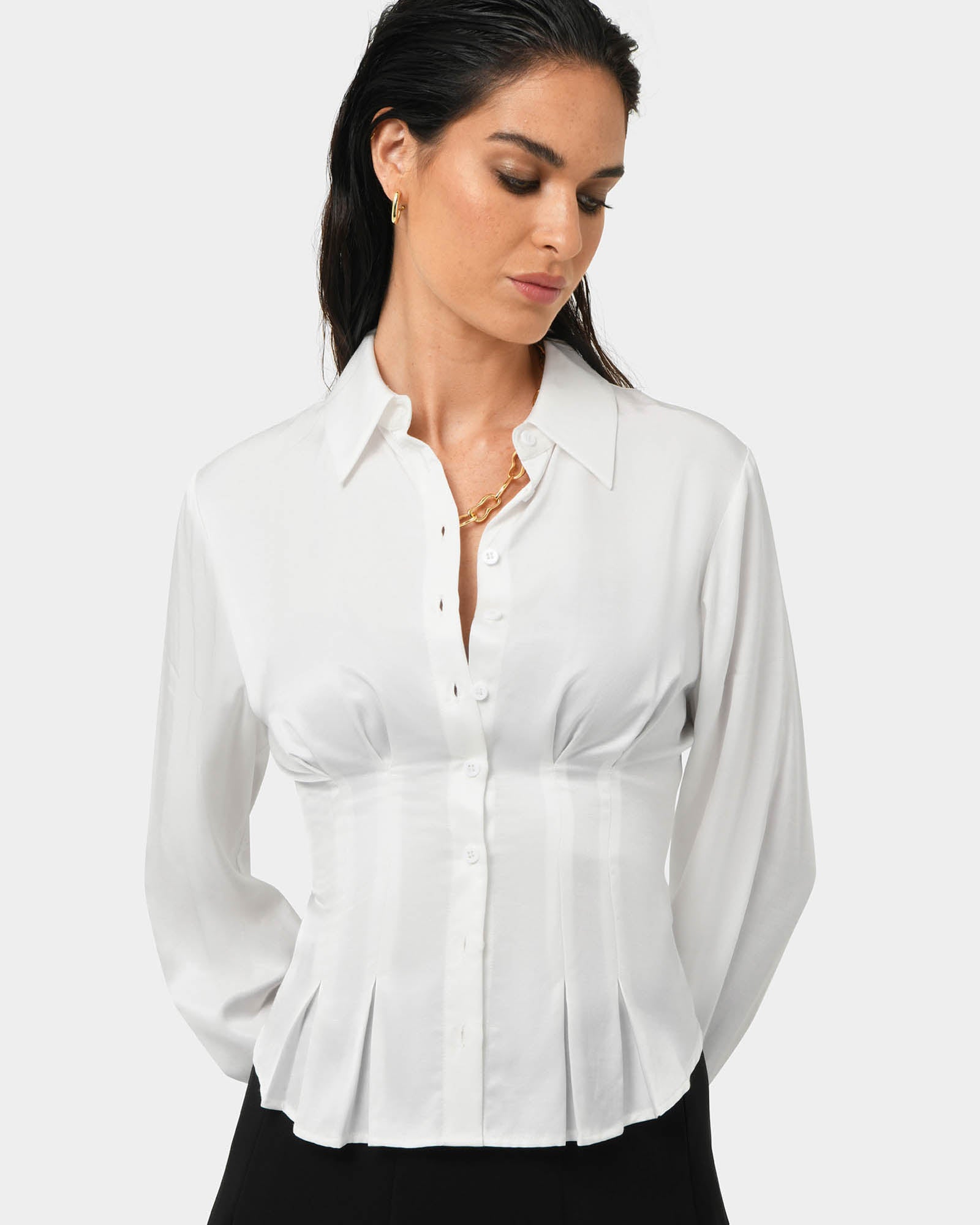 Paige Gathered Shirt
