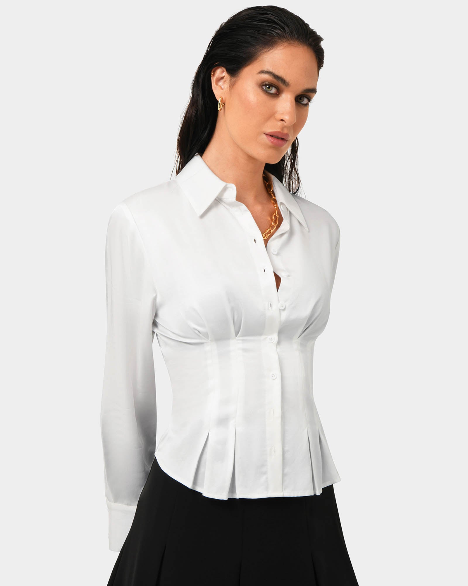 Paige Gathered Shirt