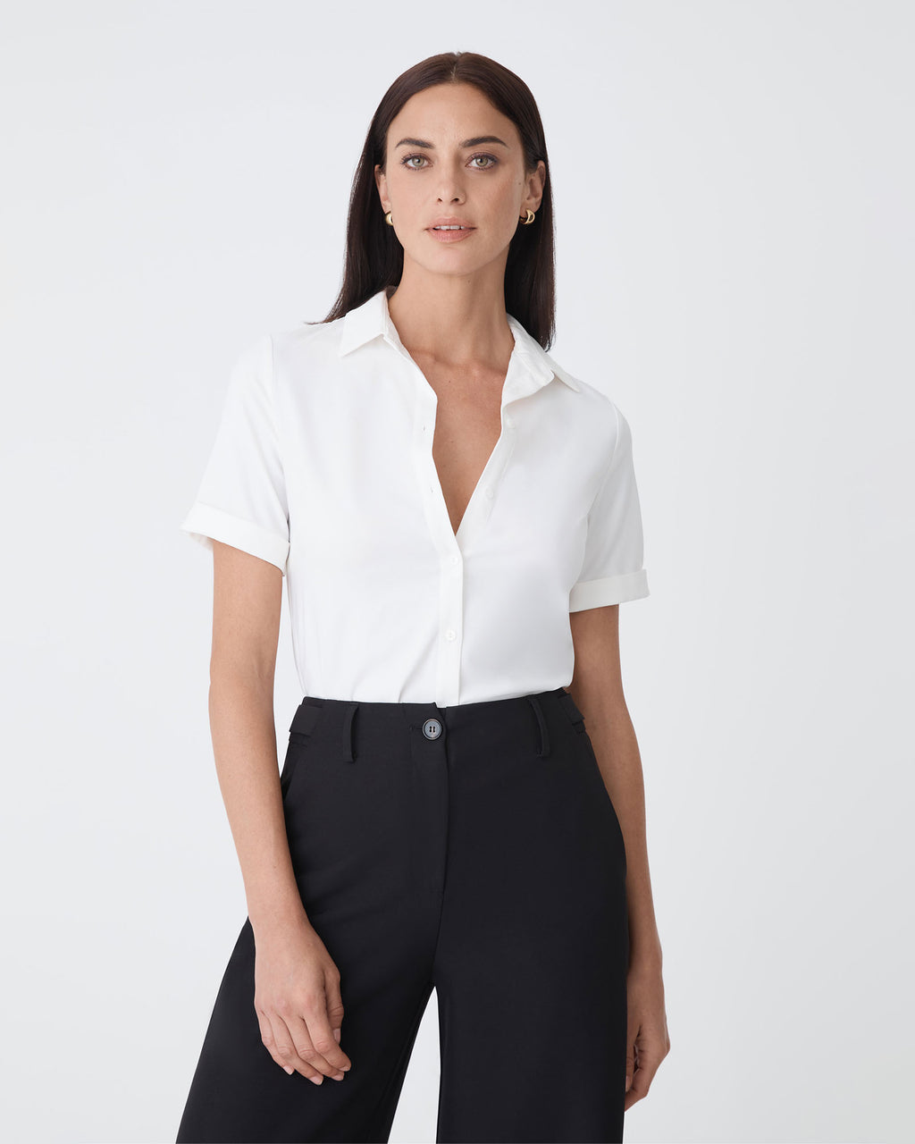 Morgan Short Sleeve Cuff Shirt