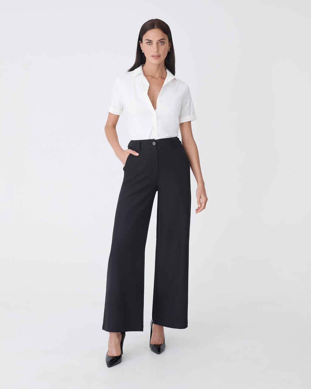 Morgan Short Sleeve Cuff Shirt