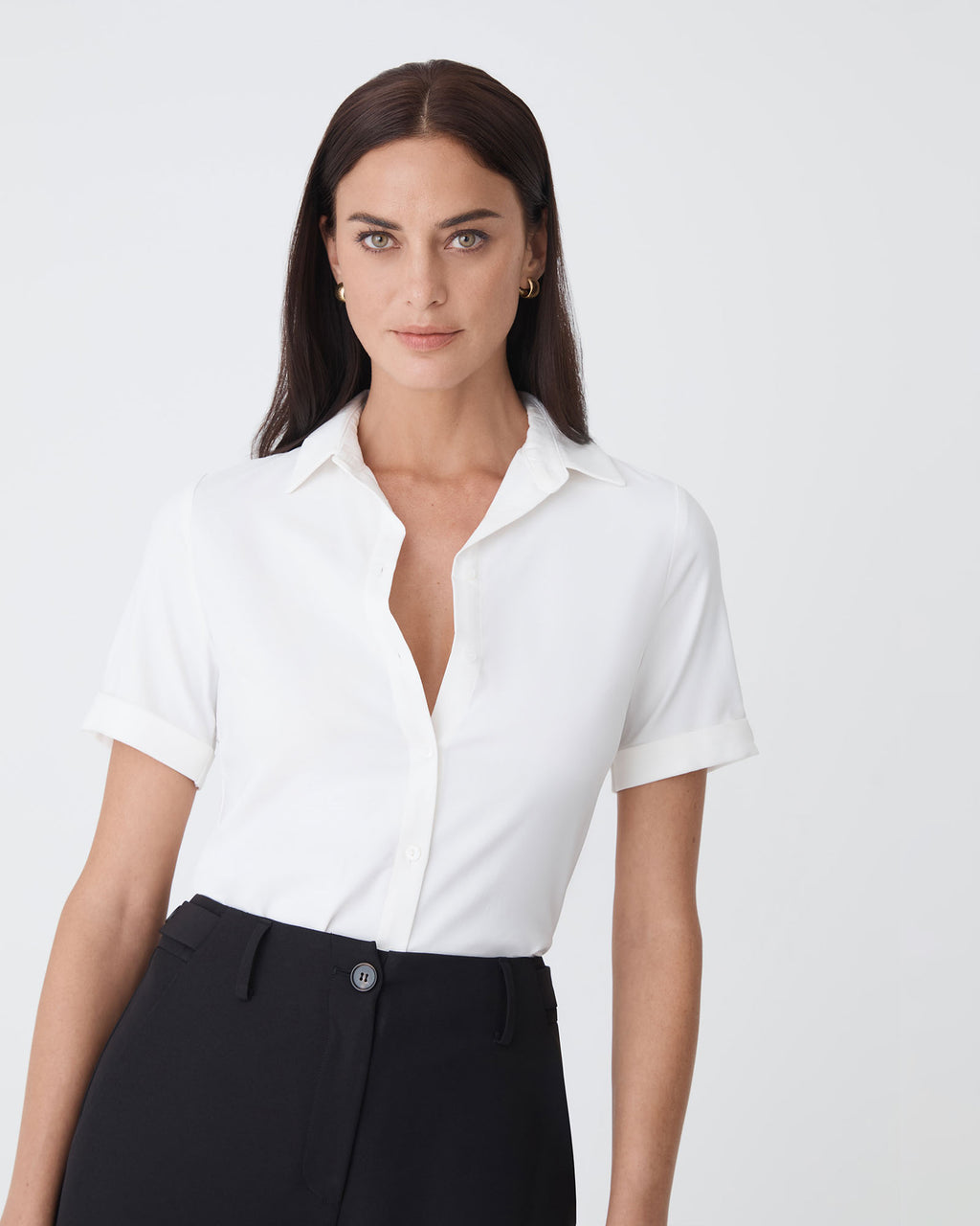 Morgan Short Sleeve Cuff Shirt