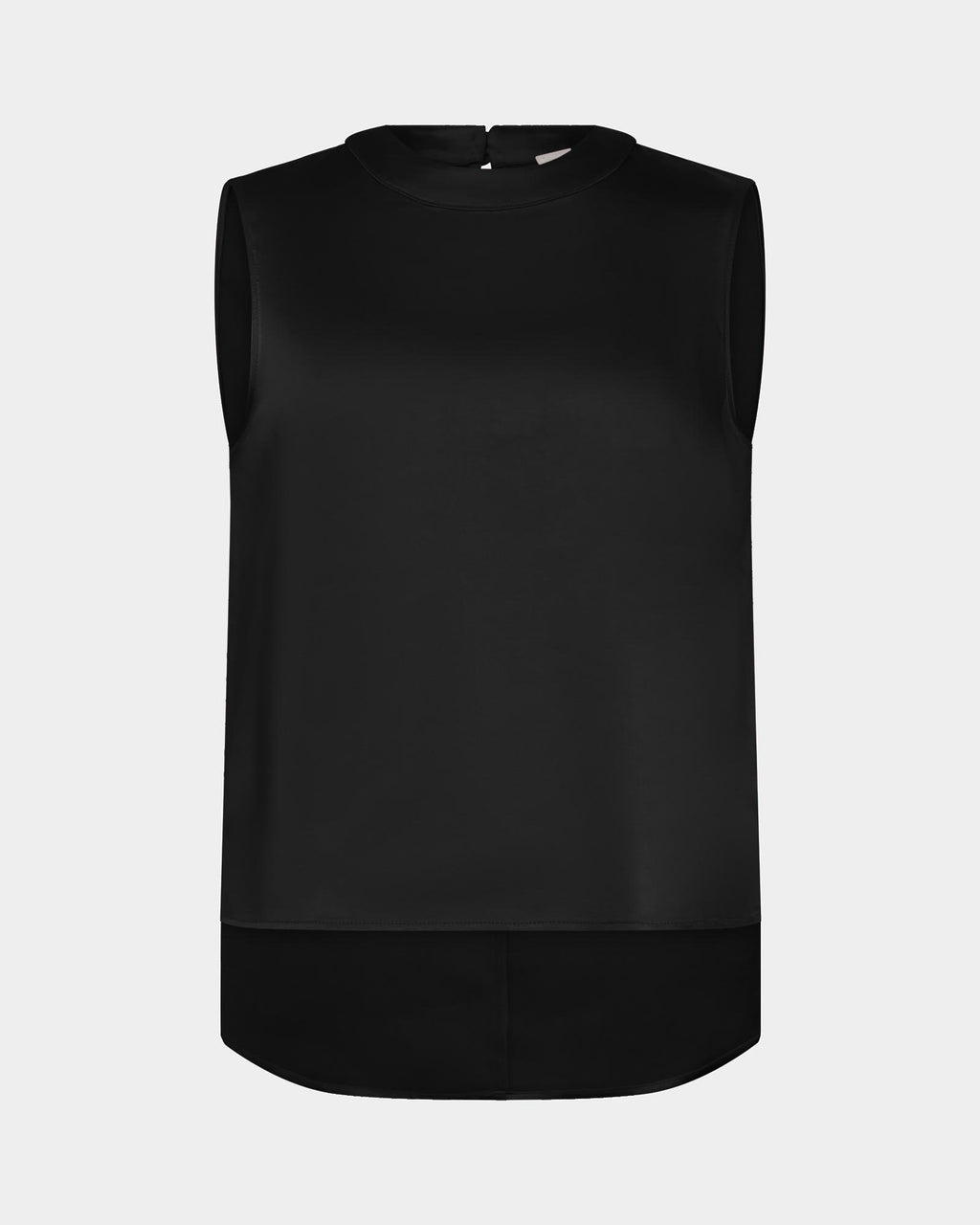 Louisa Round Neck Satin Top
