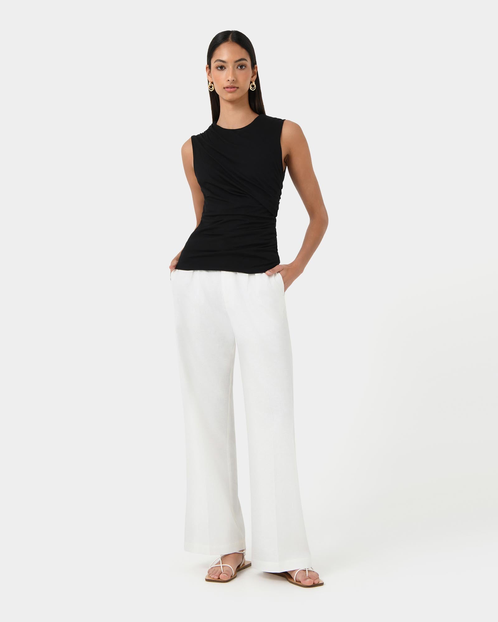 Mia Ruched Jersey Top