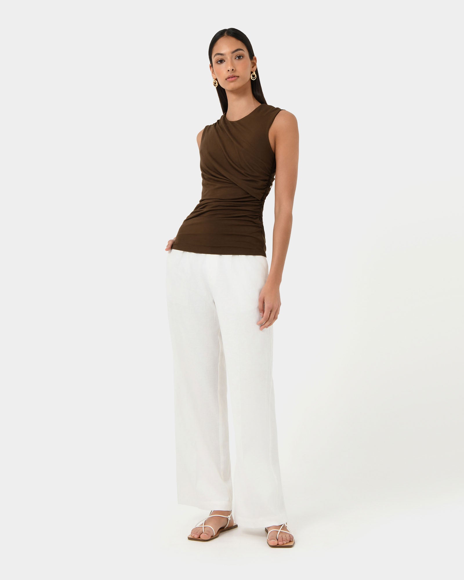 Mia Ruched Jersey Top