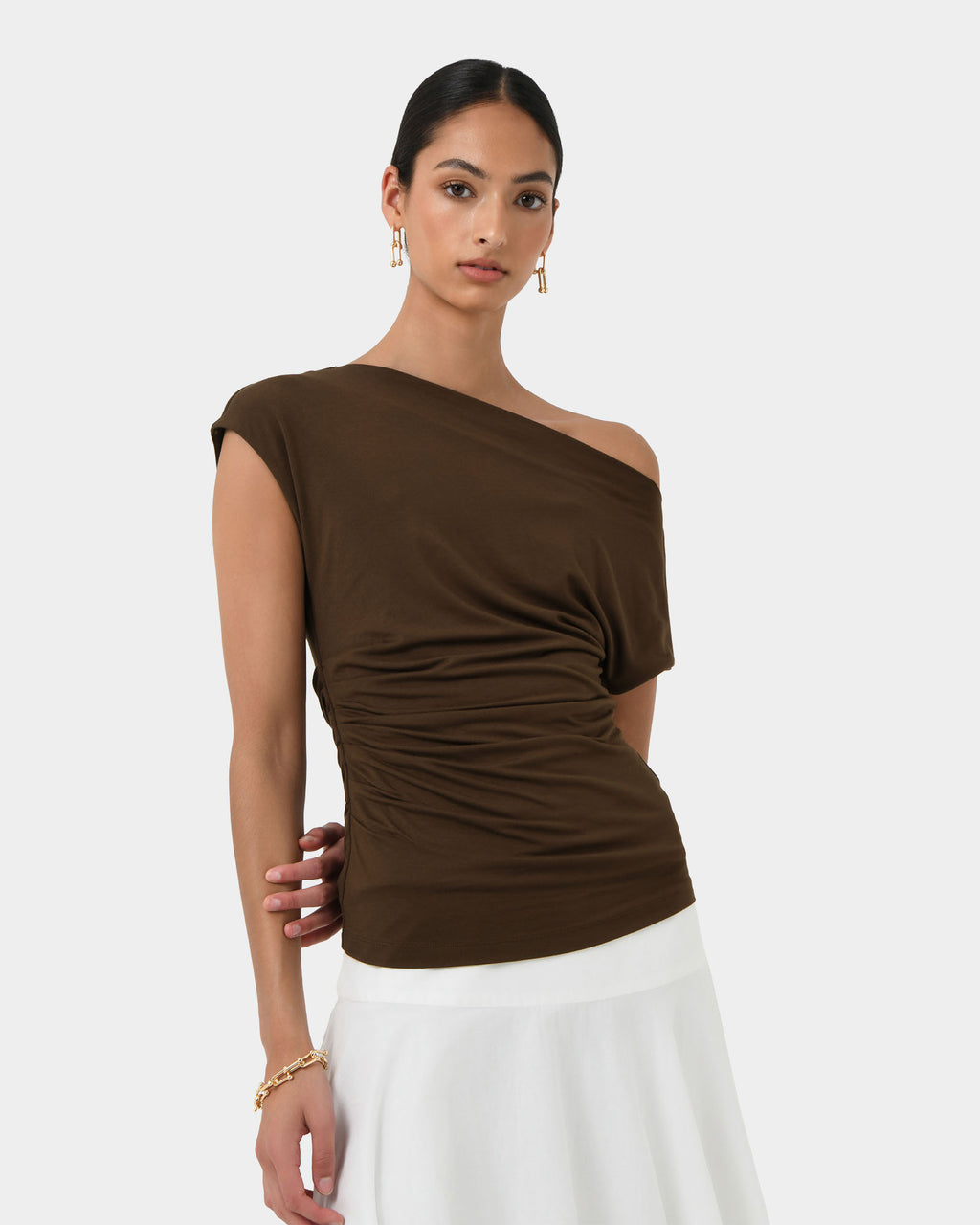 Mia Off Shoulder Jersey Top