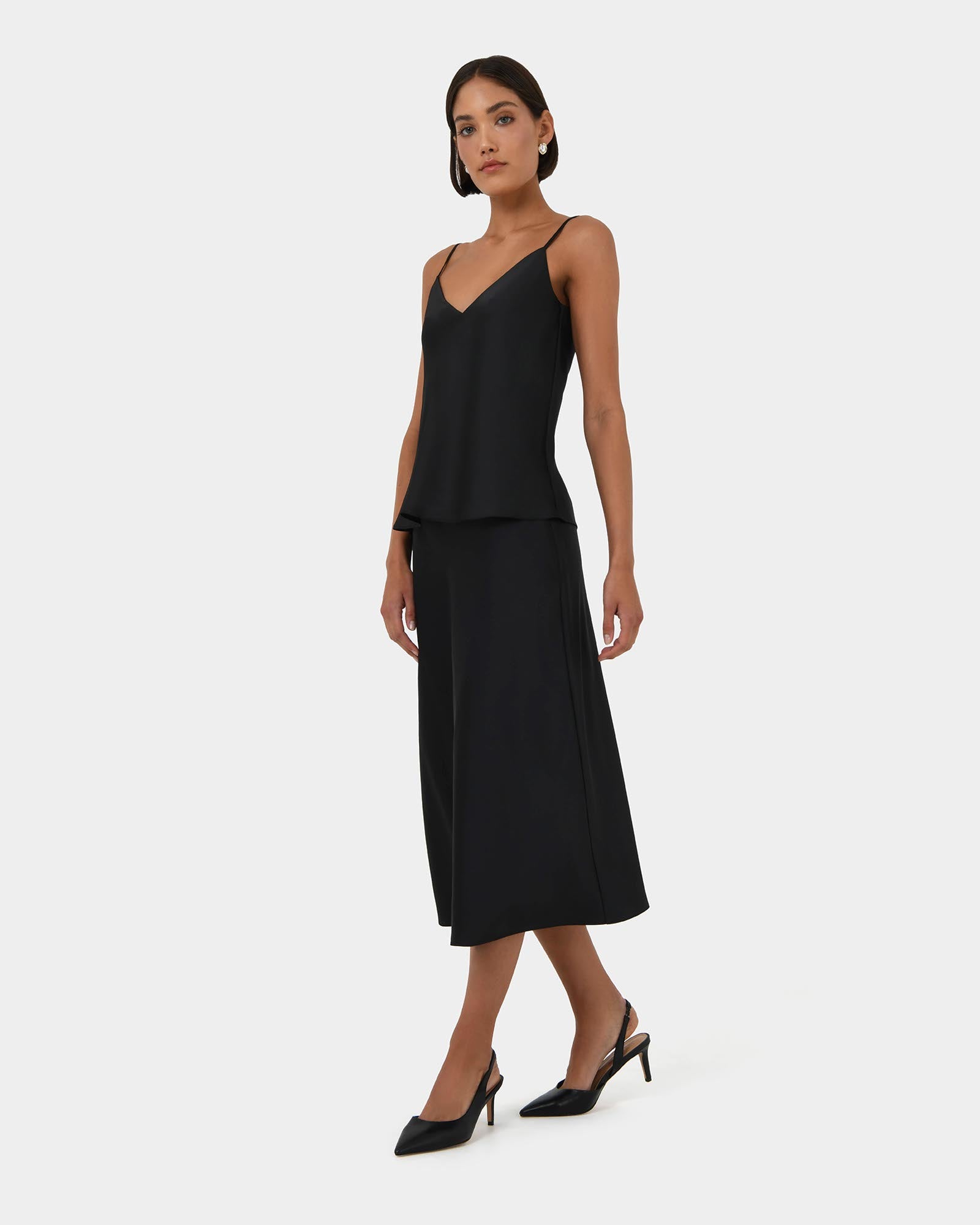 Joy Satin V-neck Cami