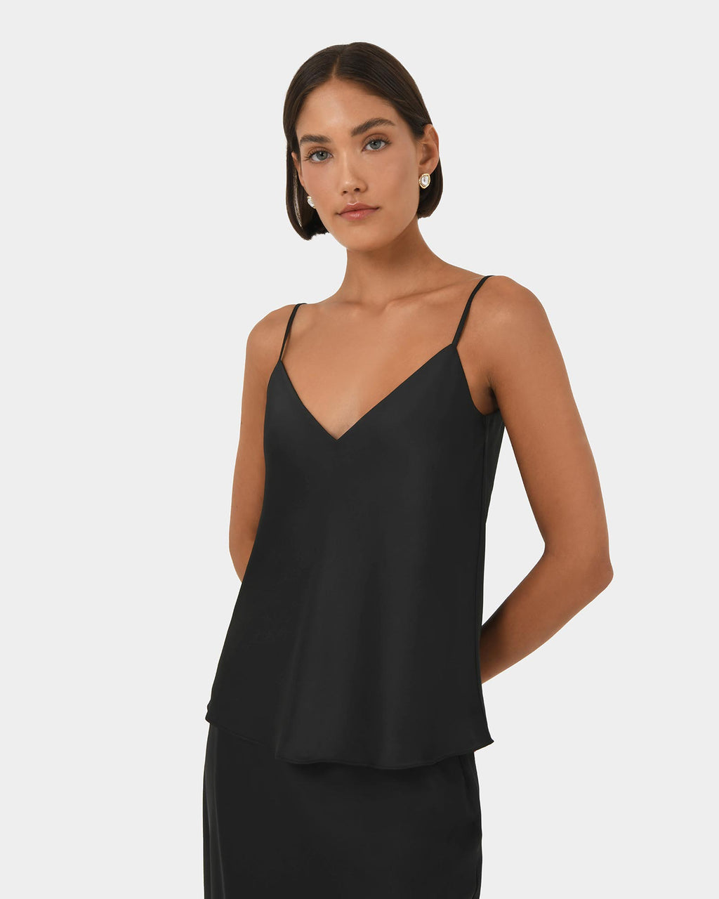 Joy Satin V-neck Cami
