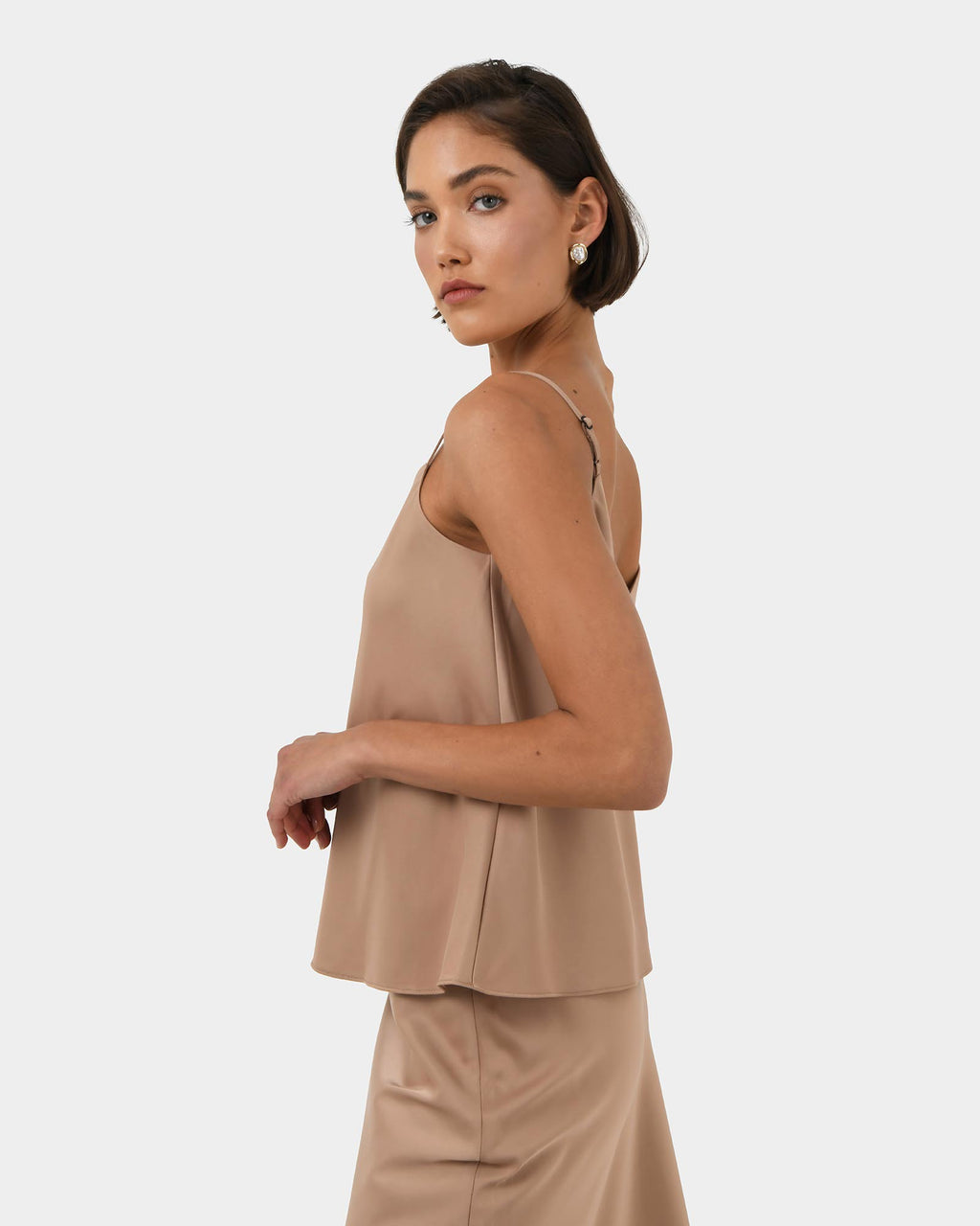 Joy Satin V-neck Cami