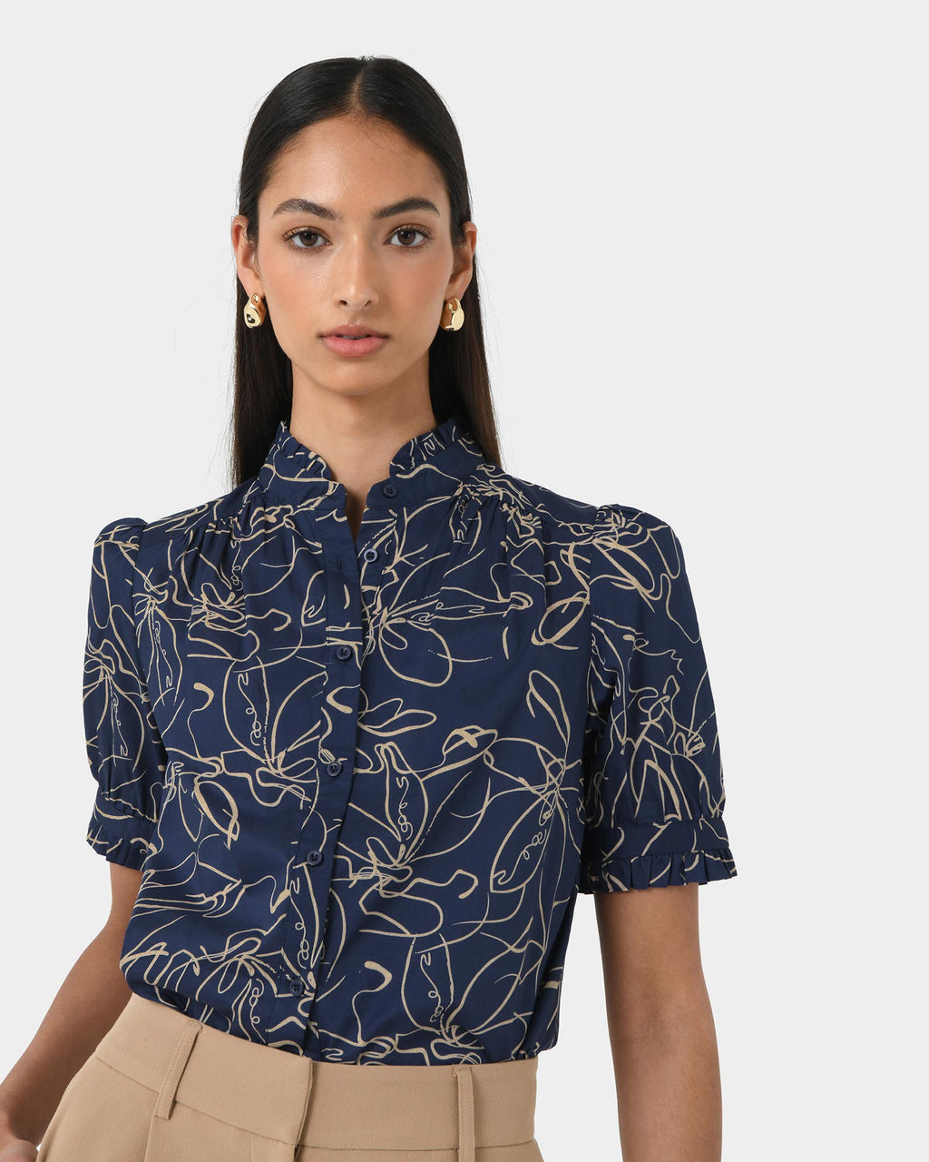 Leen Gathered Blouse
