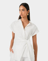Zalia Tie Button Shirt