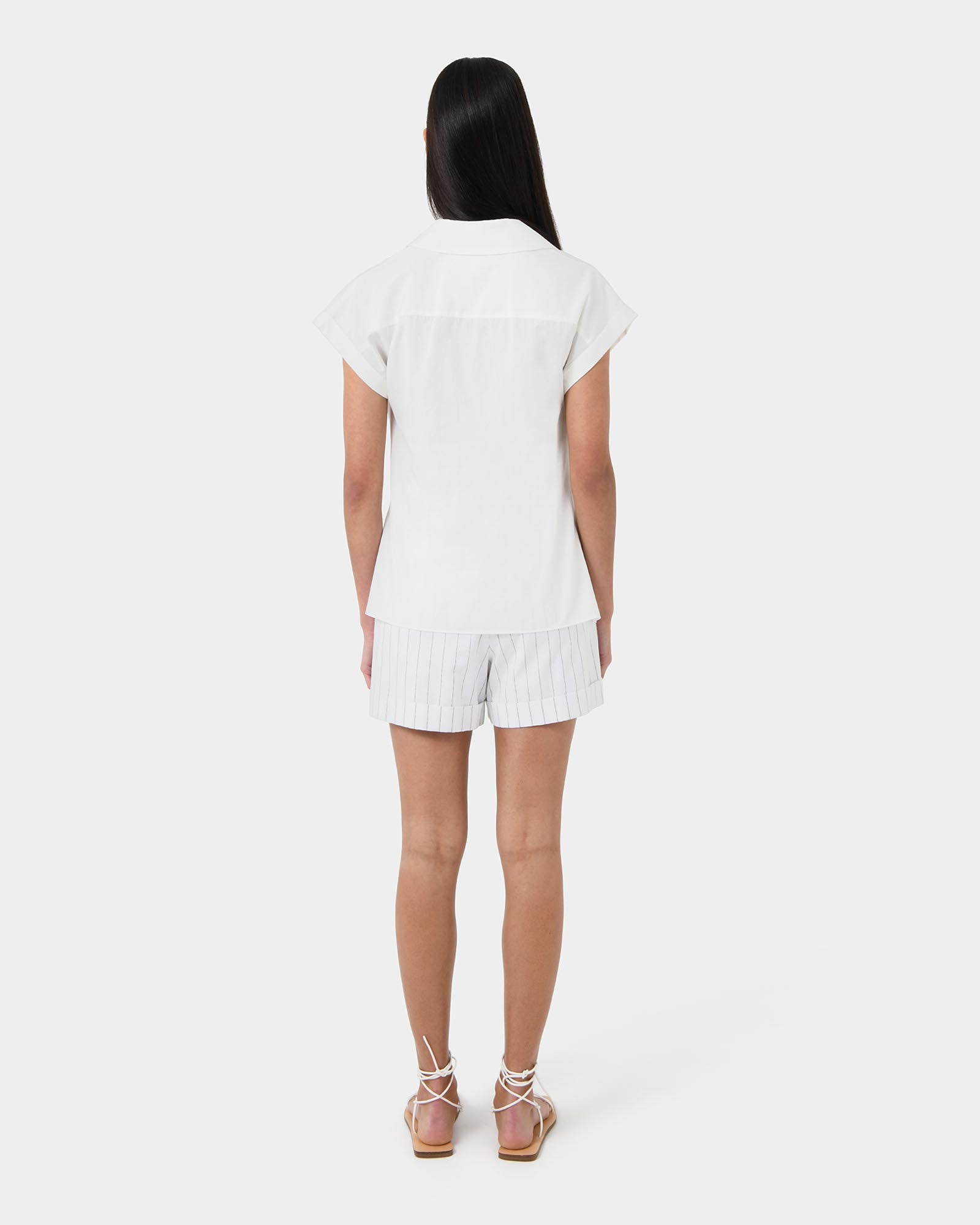 Zalia Tie Button Shirt