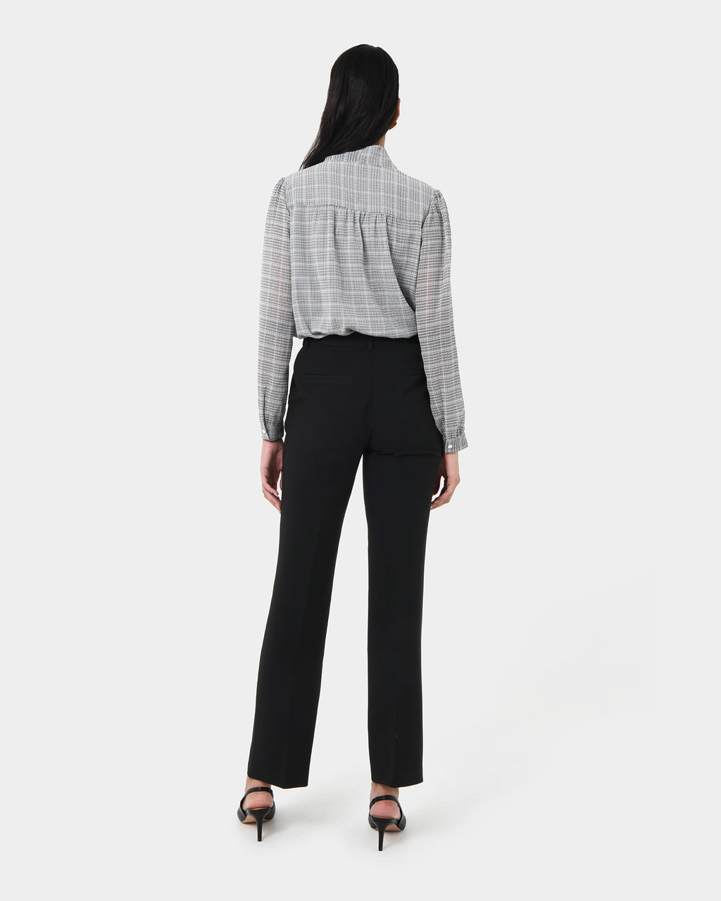 Kara V-Neck Tie Blouse