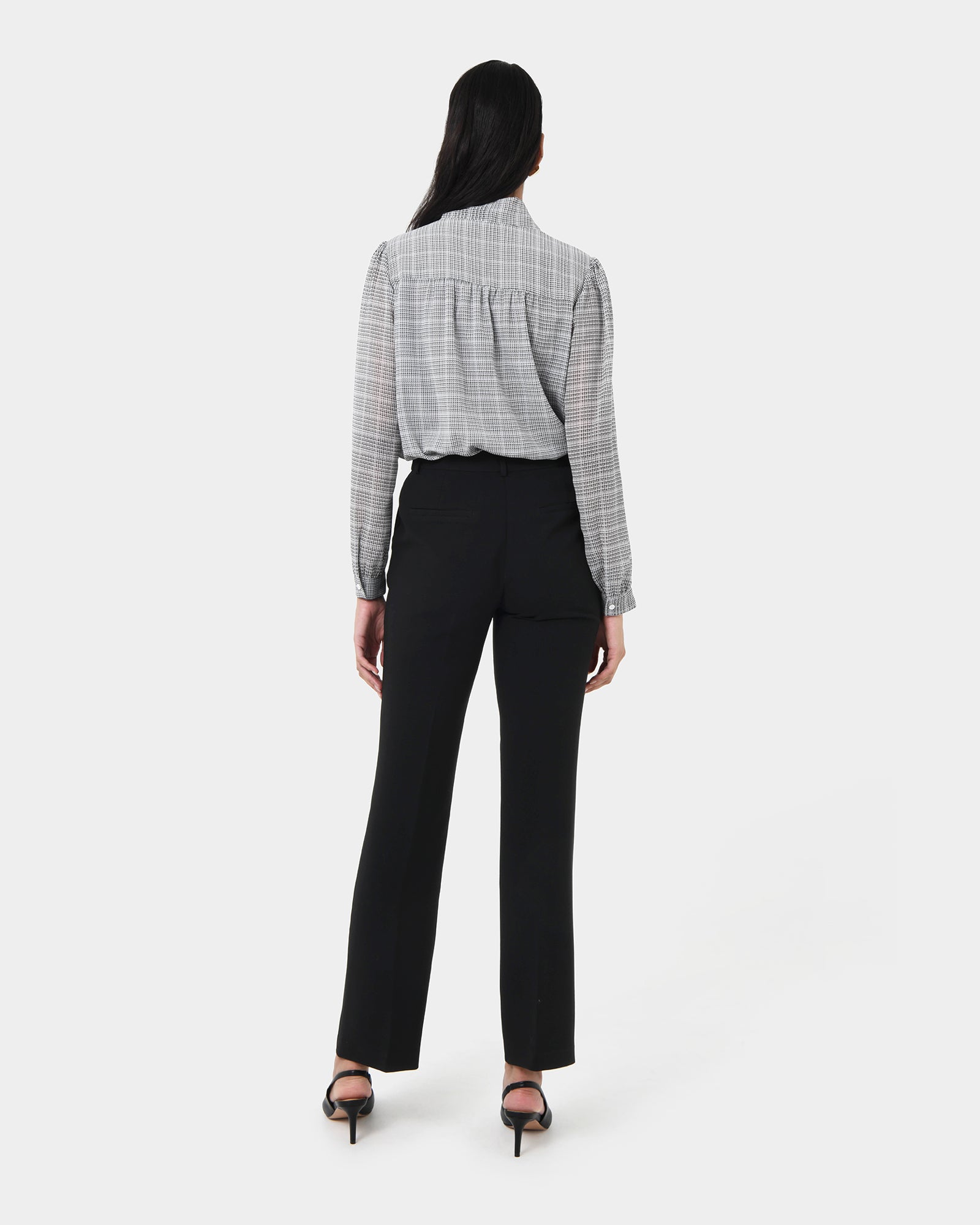 Kara V-Neck Tie Blouse