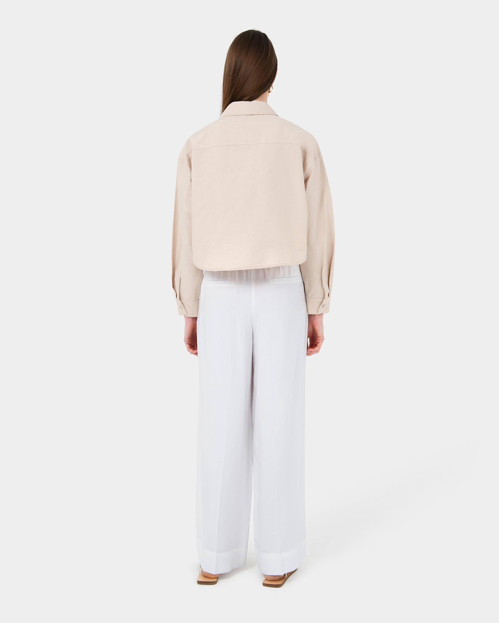 Kyla Crop Pocket Shirt
