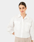 Kyla Crop Pocket Shirt