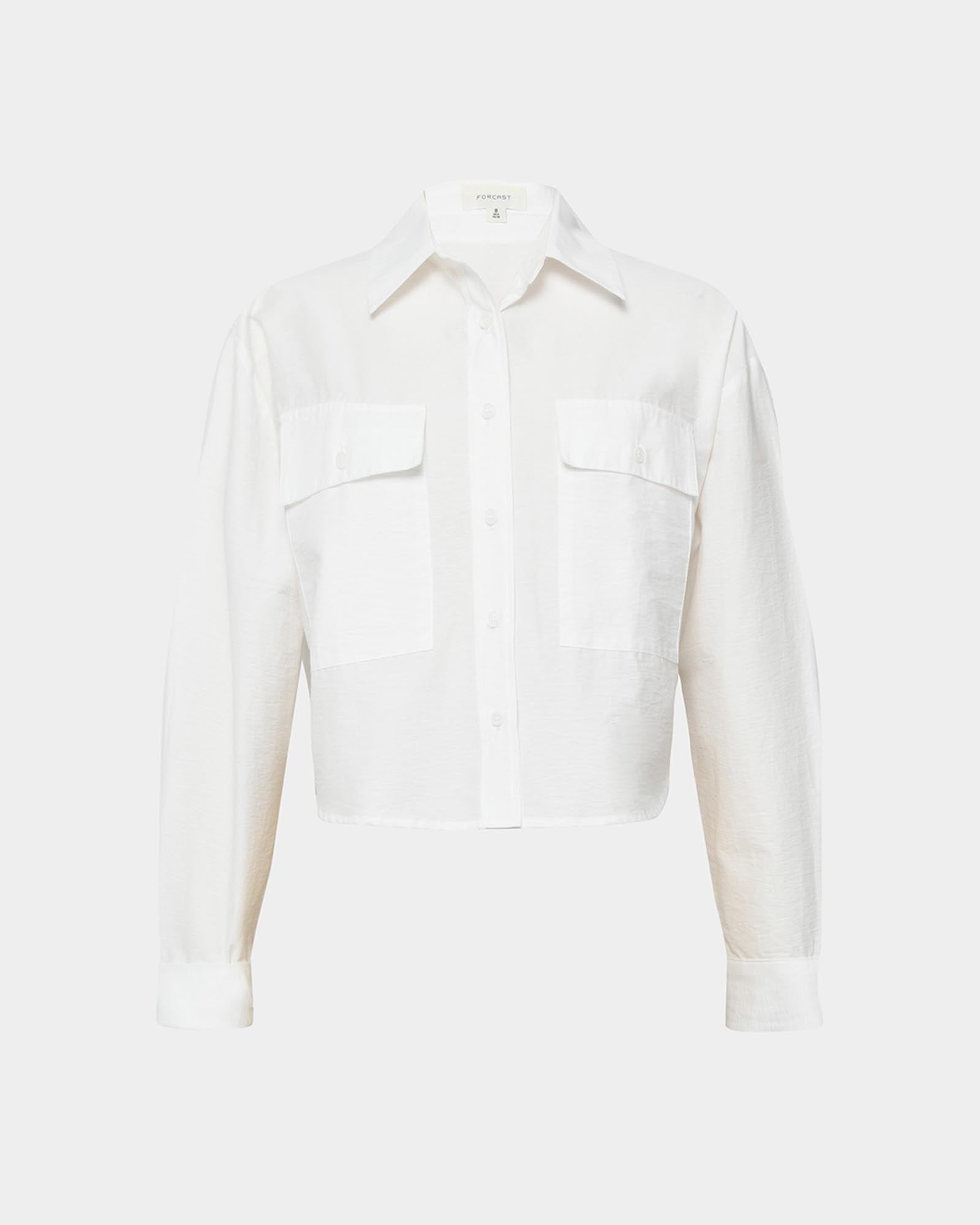 Kyla Crop Pocket Shirt