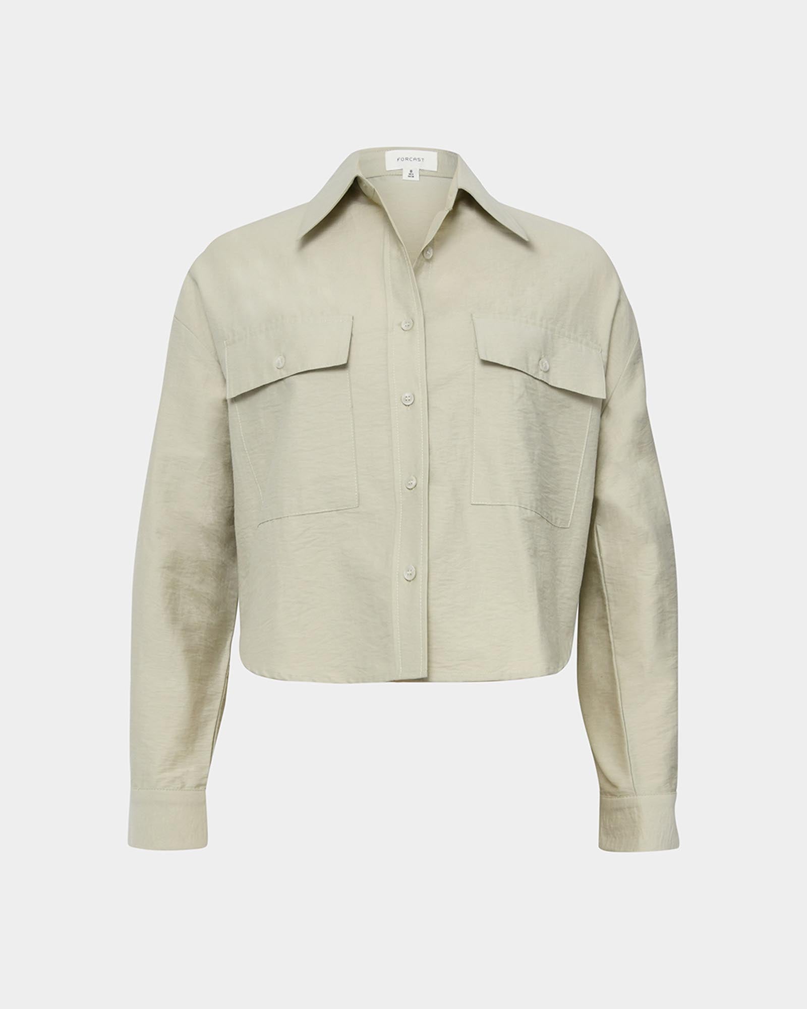 Kyla Crop Pocket Shirt