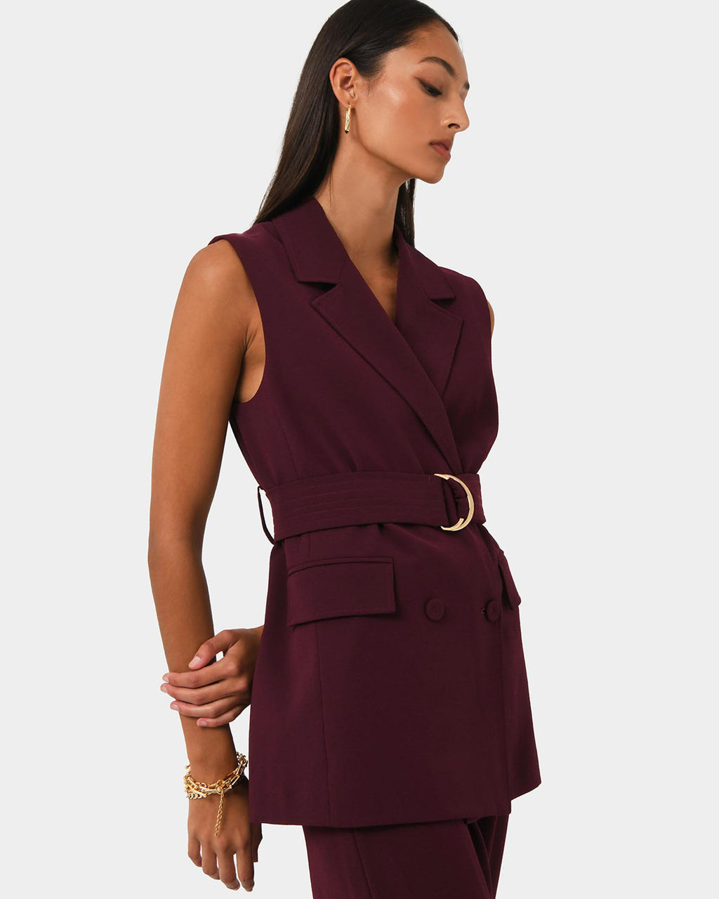 Rumy Double Breasted Vest