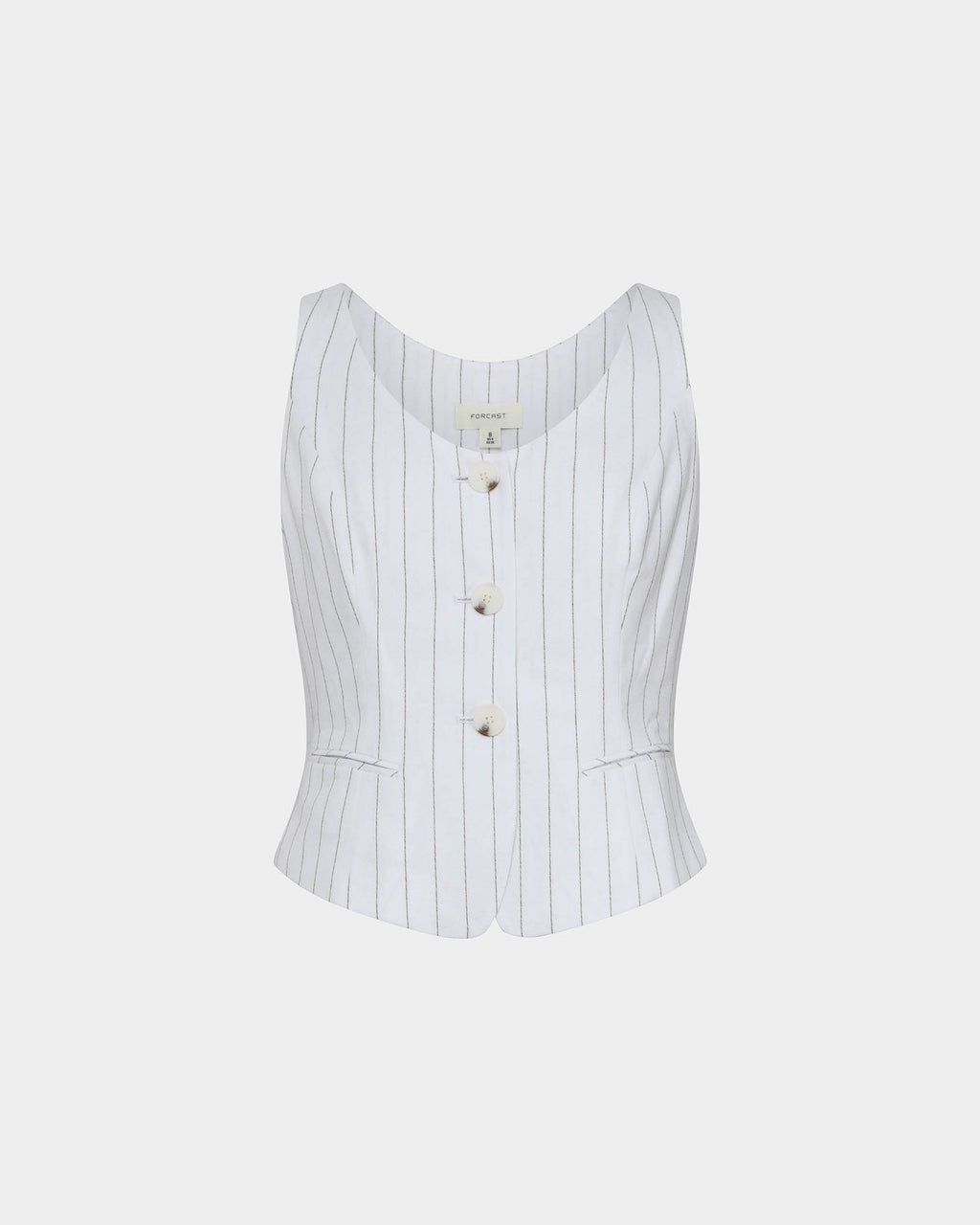 Ria Stripe Cotton Blend Vest
