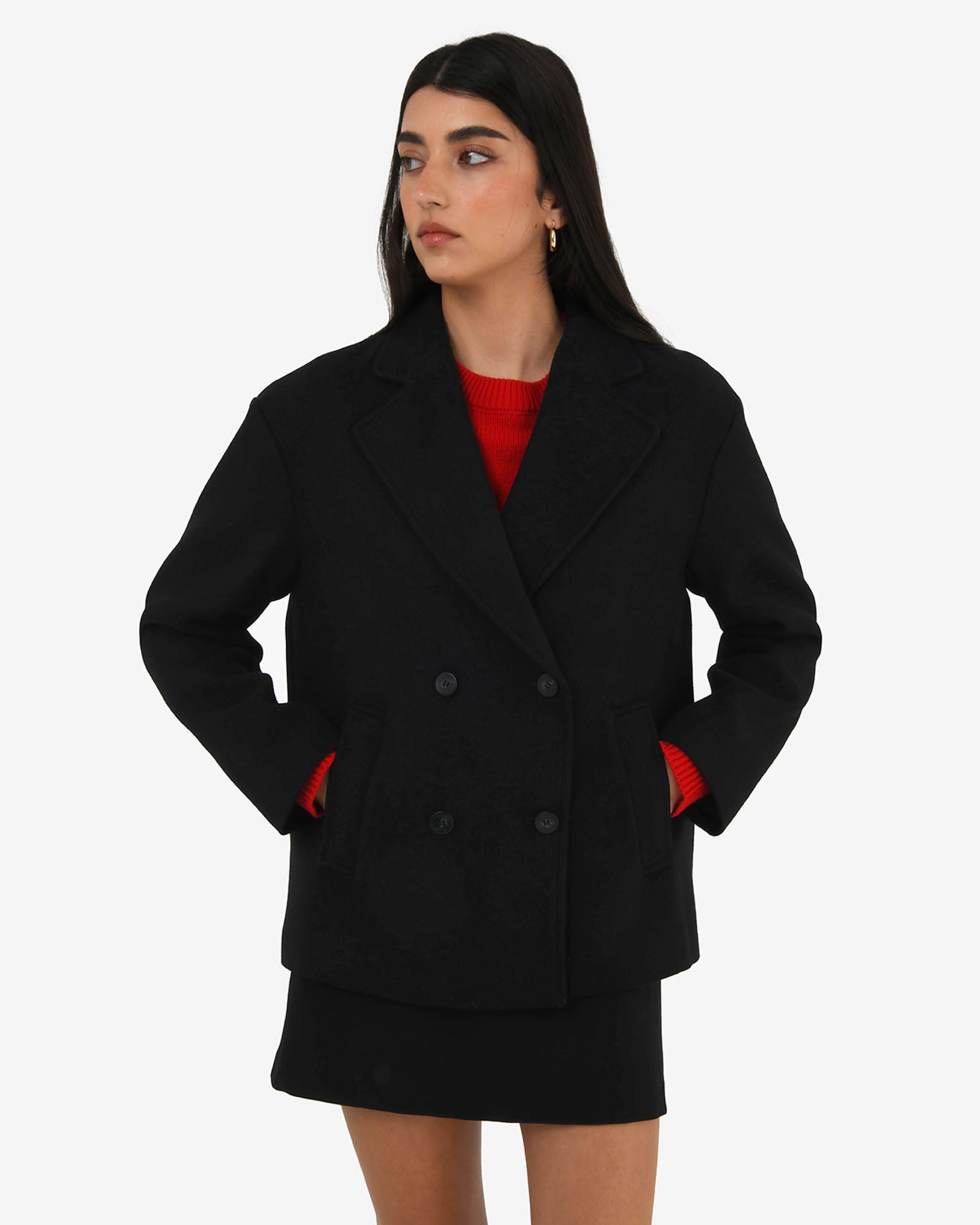 Tamara Cropped Peacoat