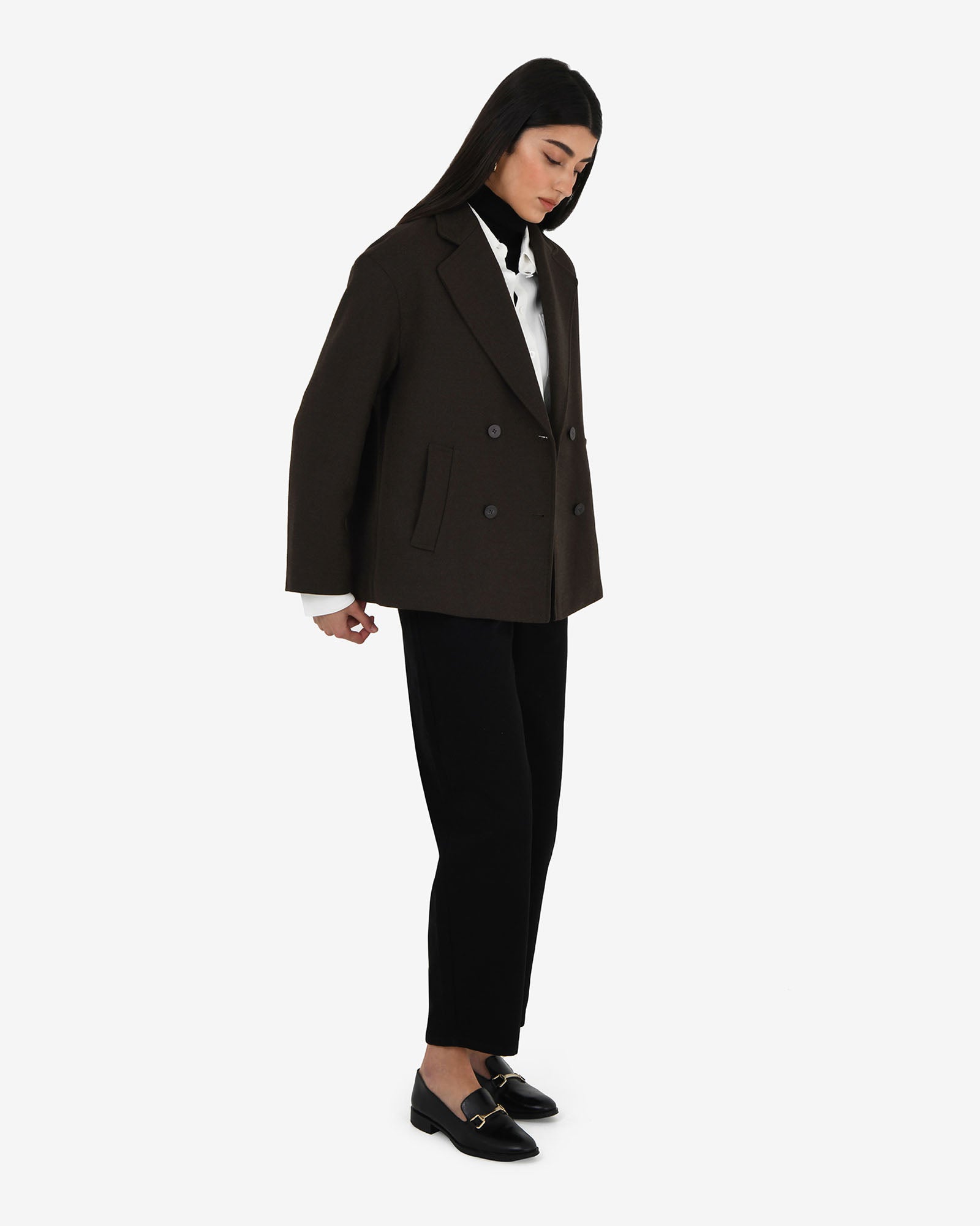 Tamara Cropped Peacoat