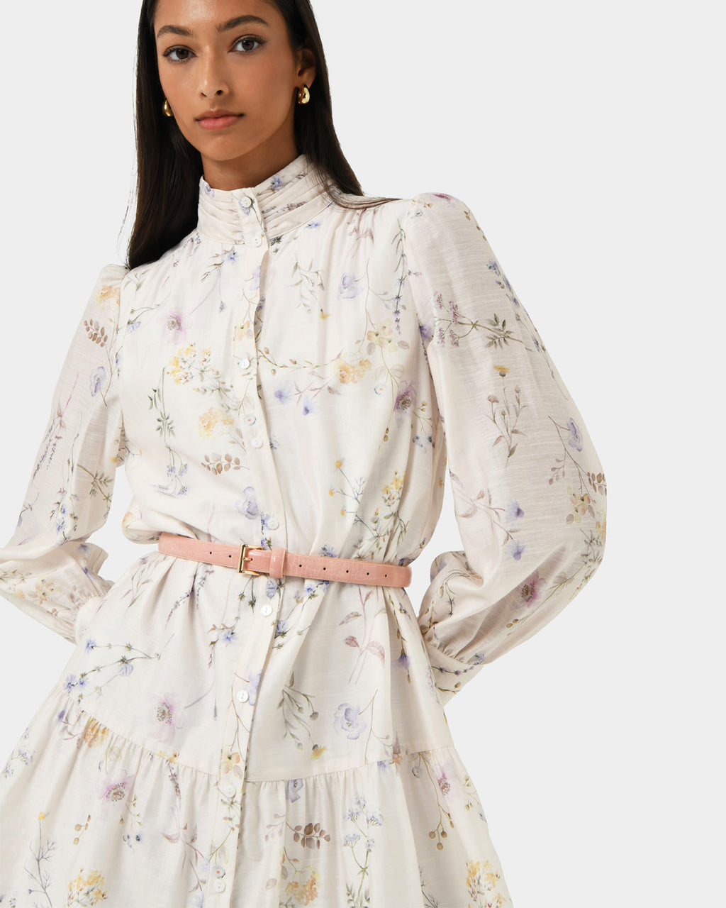 Aurae Floral Tiered Dress