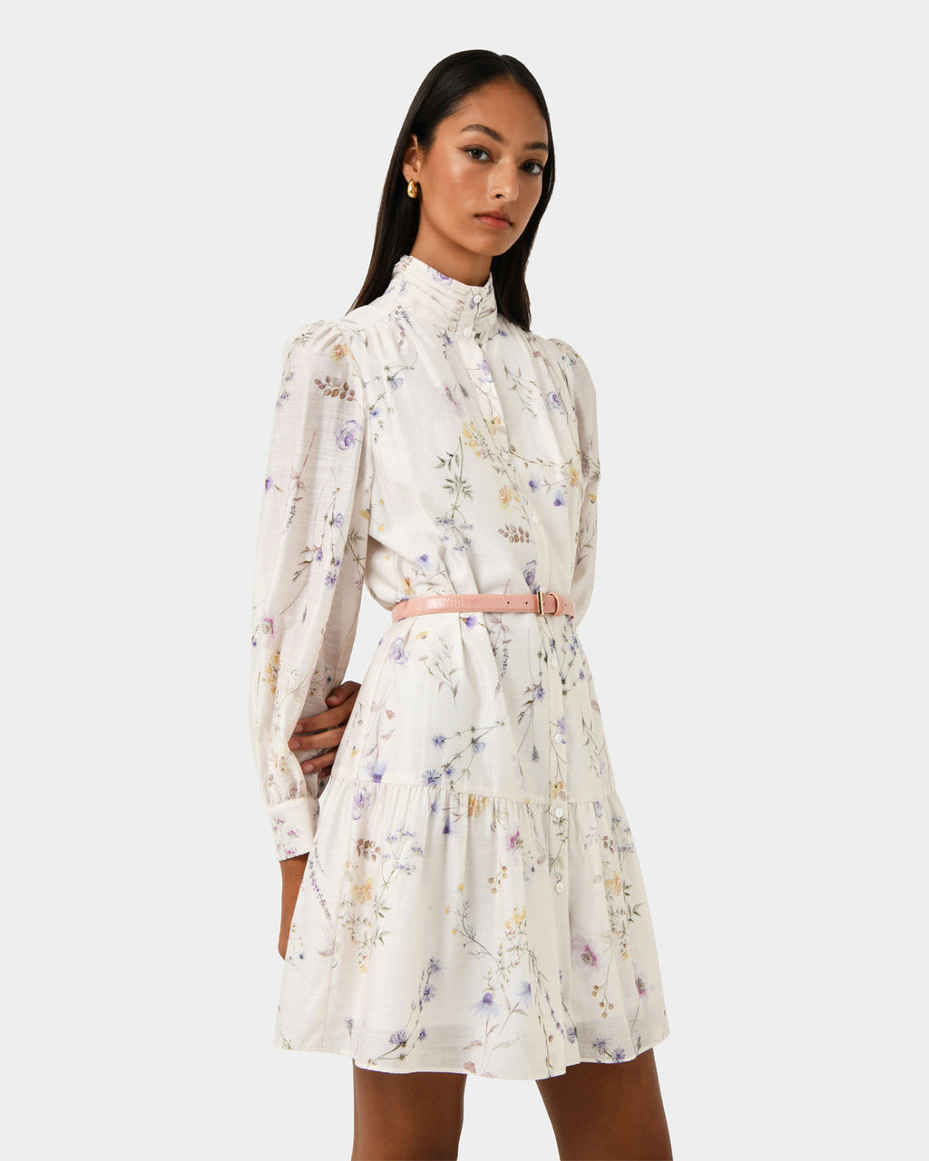 Aurae Floral Tiered Dress