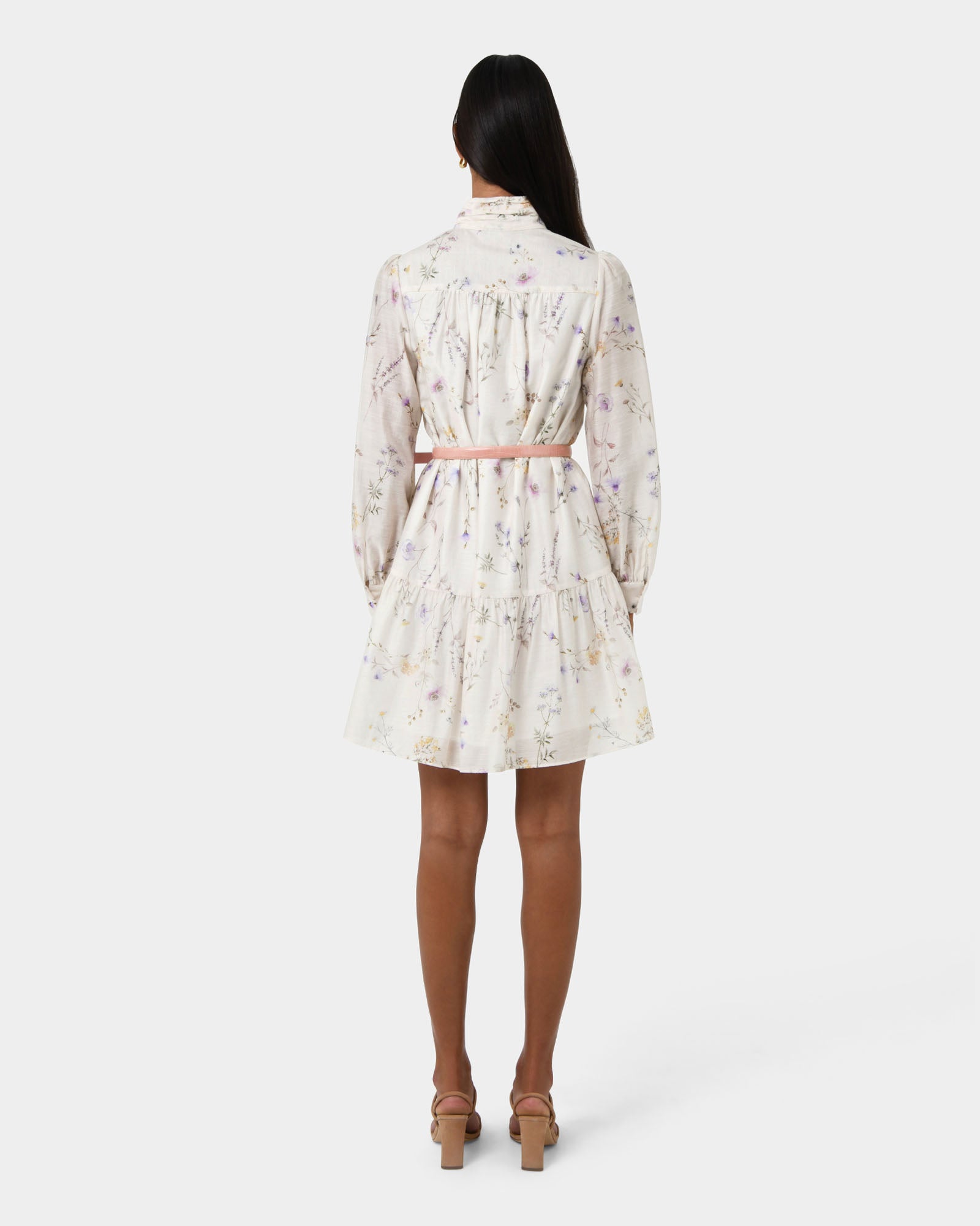 Aurae Floral Tiered Dress