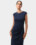 Adele Pleated Midi Dress