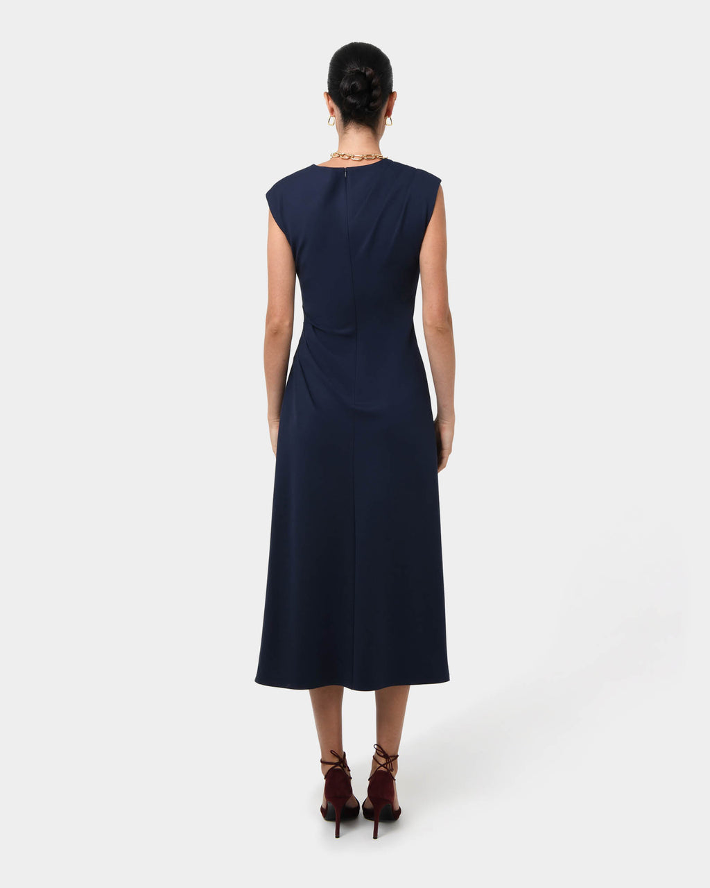 Adele Pleated Midi Dress