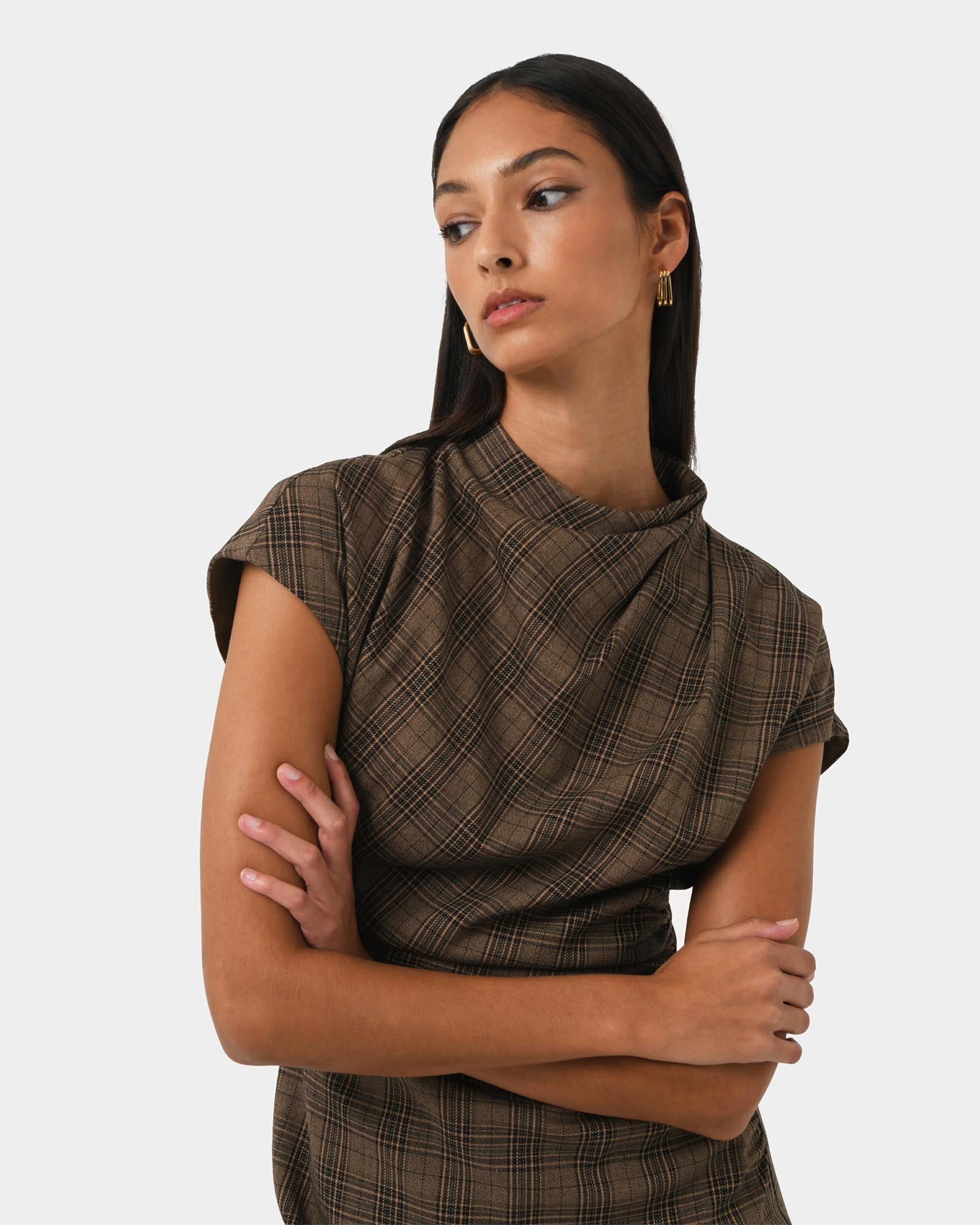 Candice Ruched Mini Dress