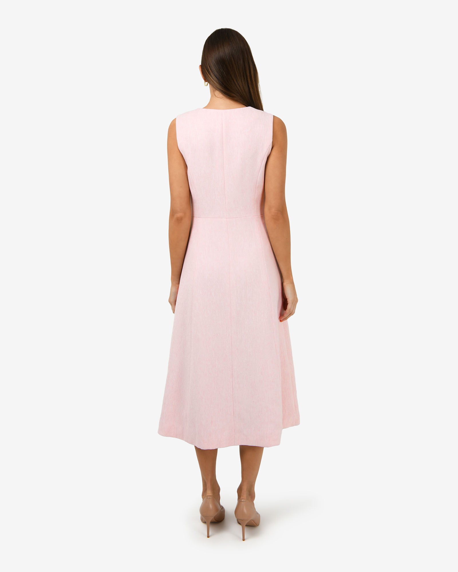 Valena Tweed Midi Dress