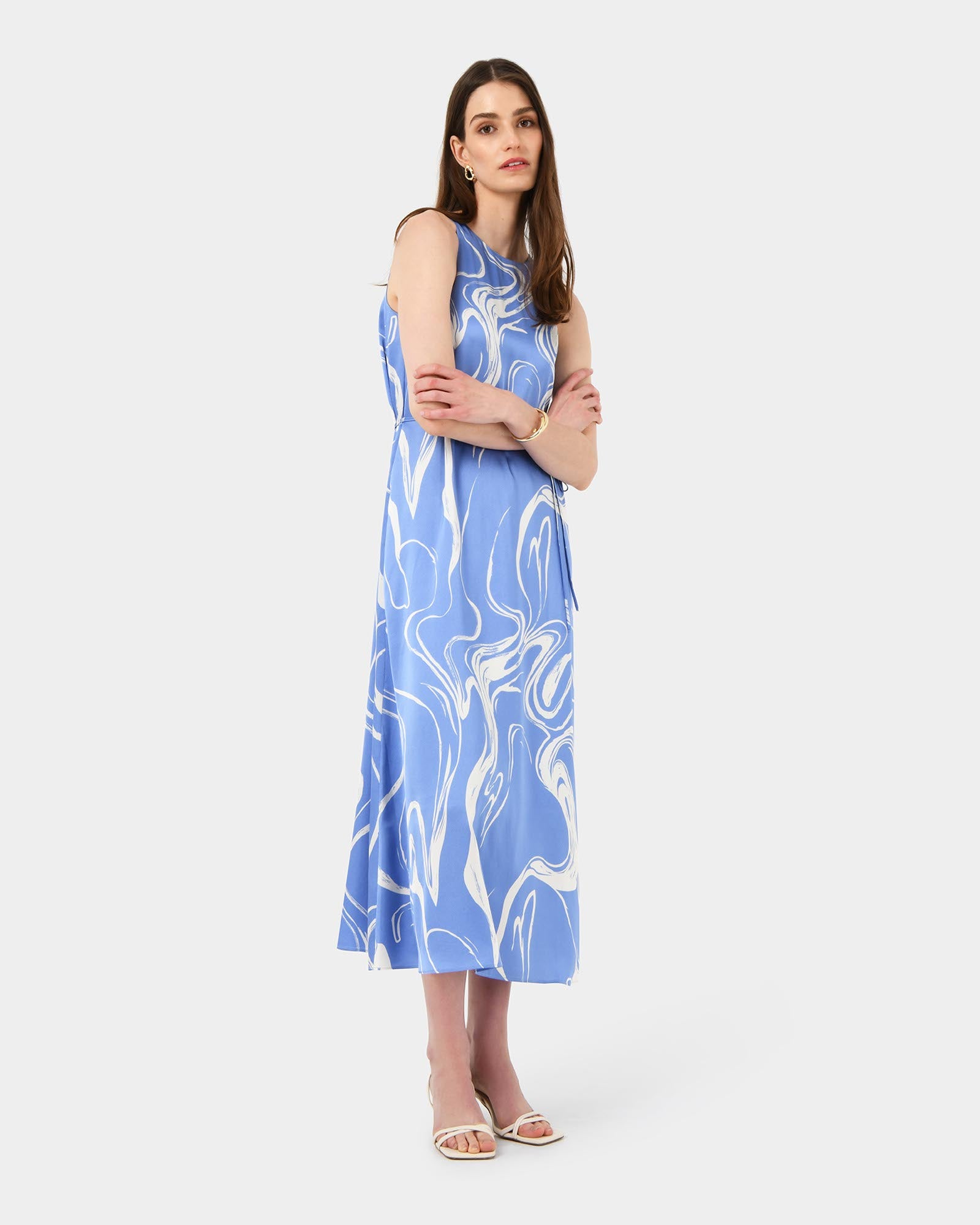 Gretchen Printed Midi Dress