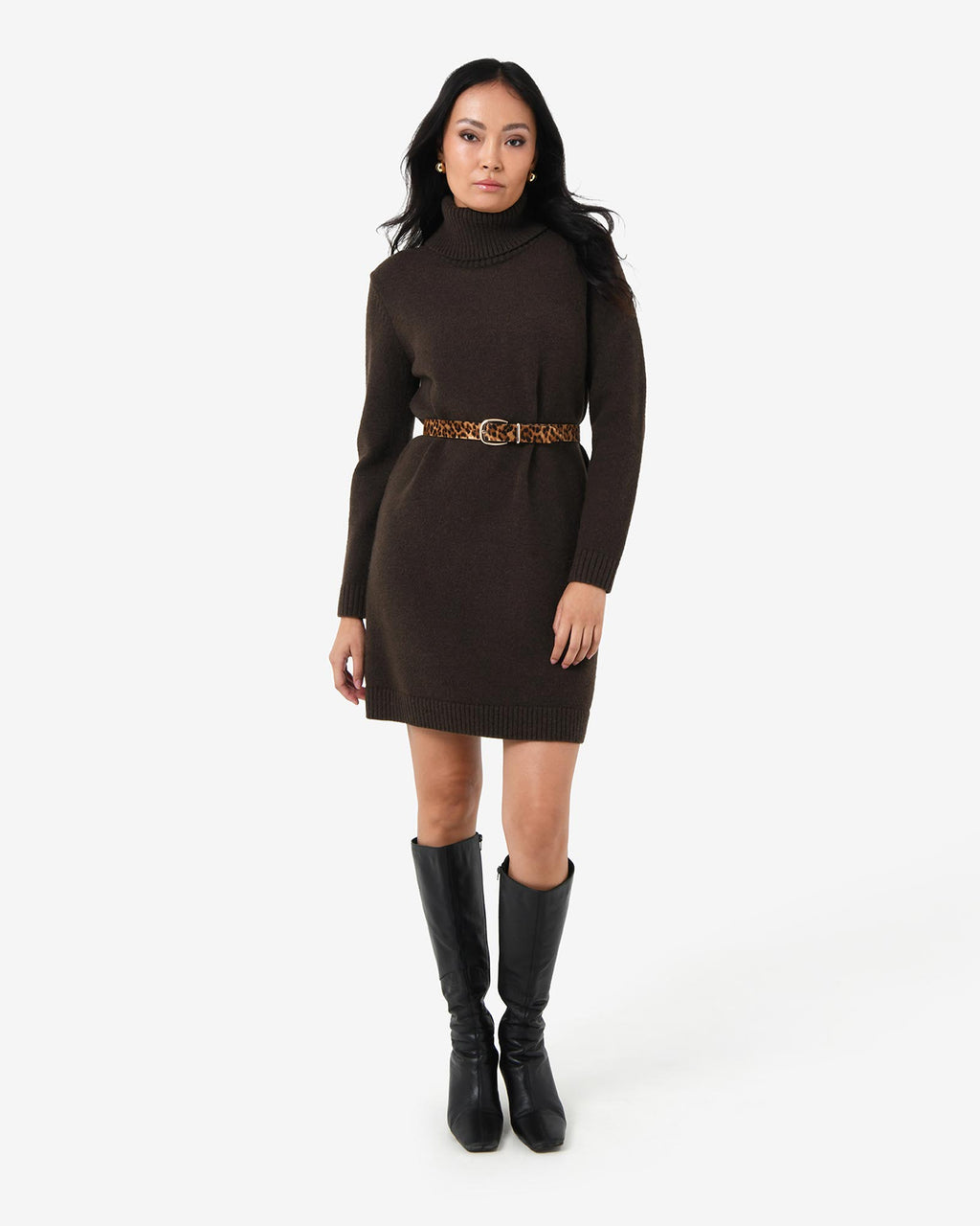 Sasha Wool Blend Knit Dress