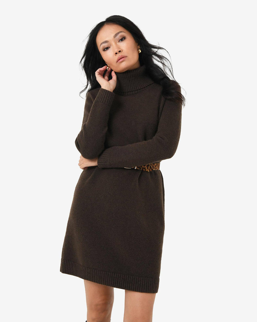 Sasha Wool Blend Knit Dress