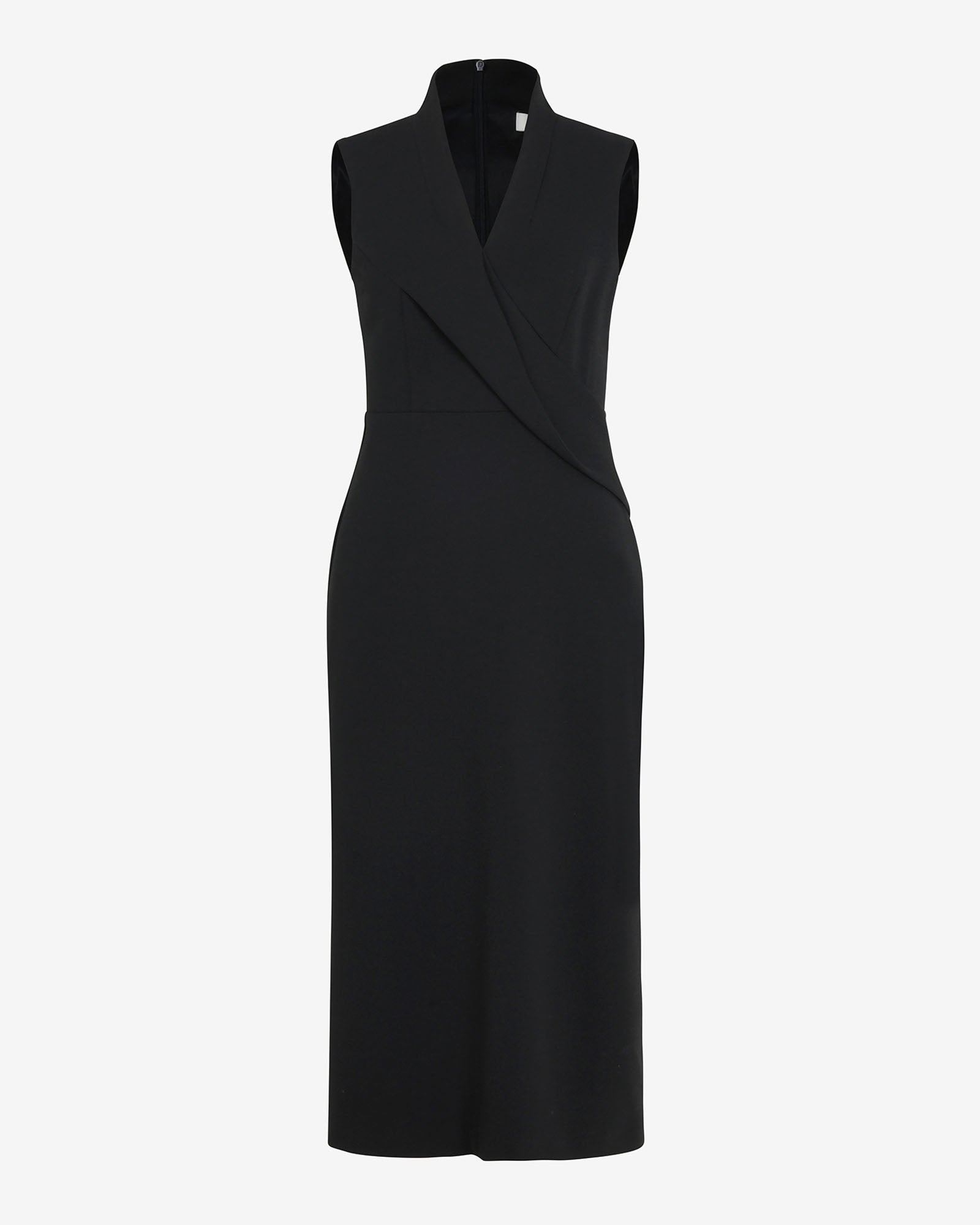 Alaia Twisted Lapel Midi Dress