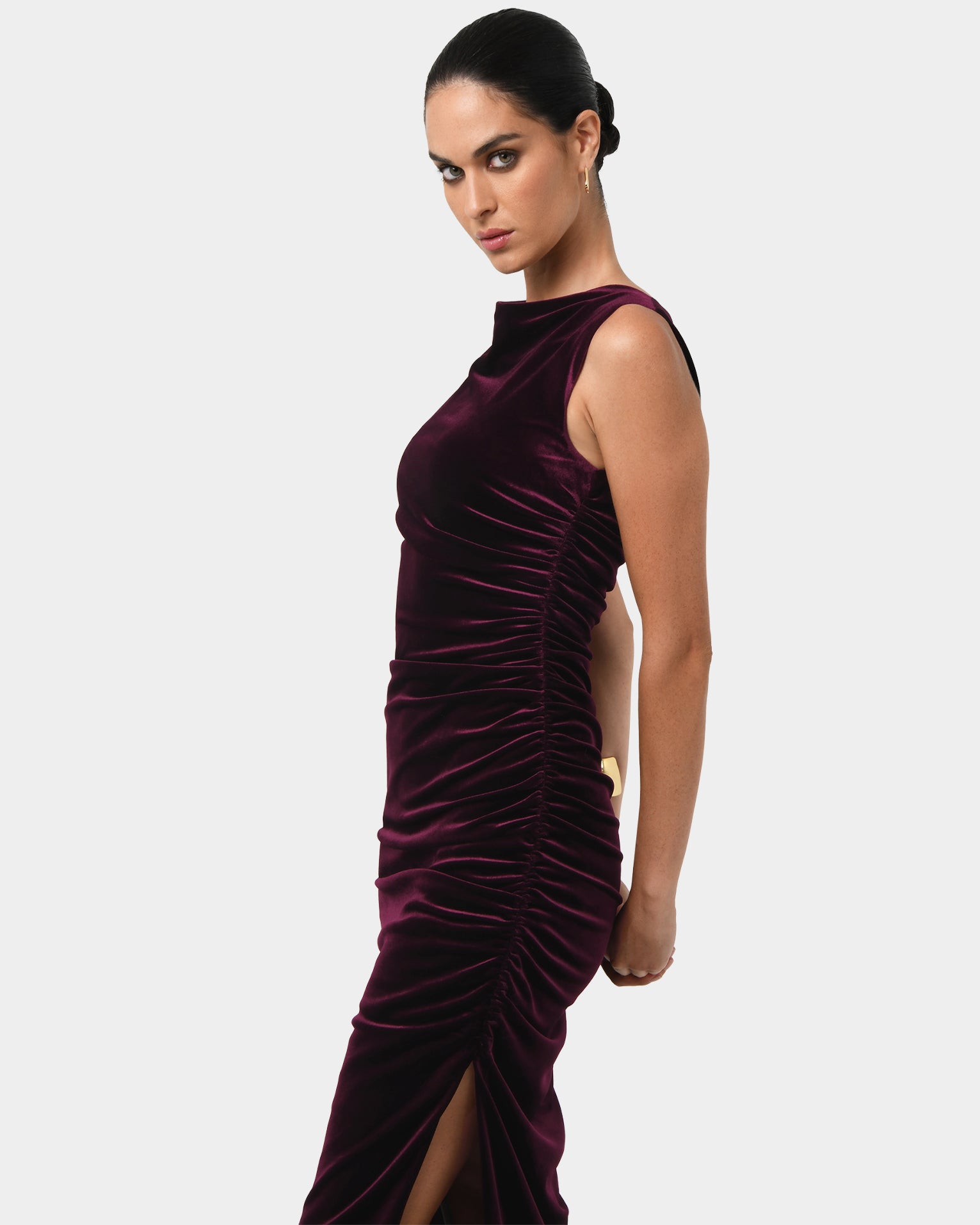 Cory Drape Midi Dress