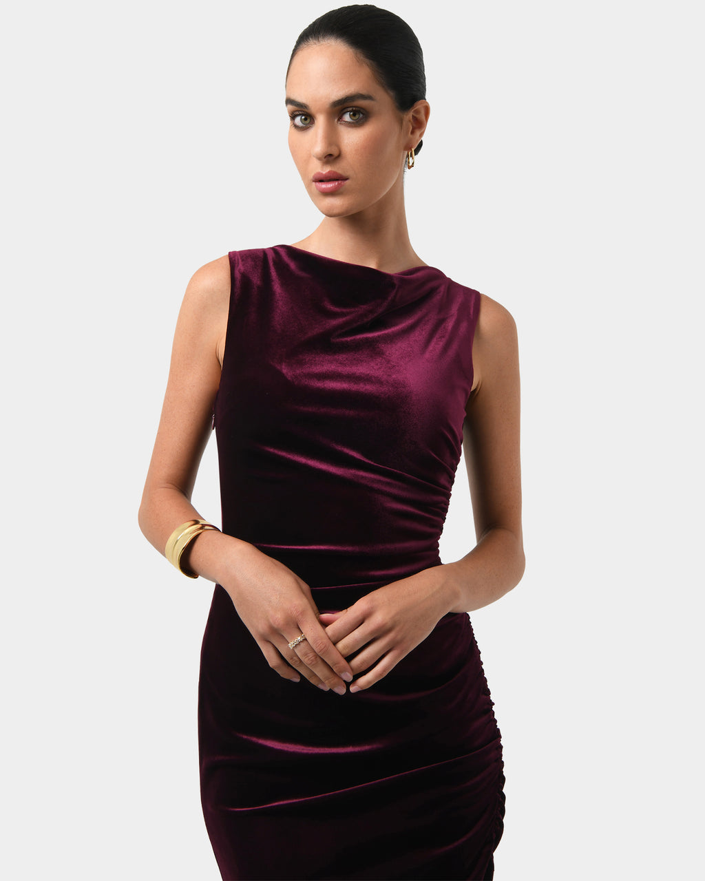 Cory Drape Midi Dress