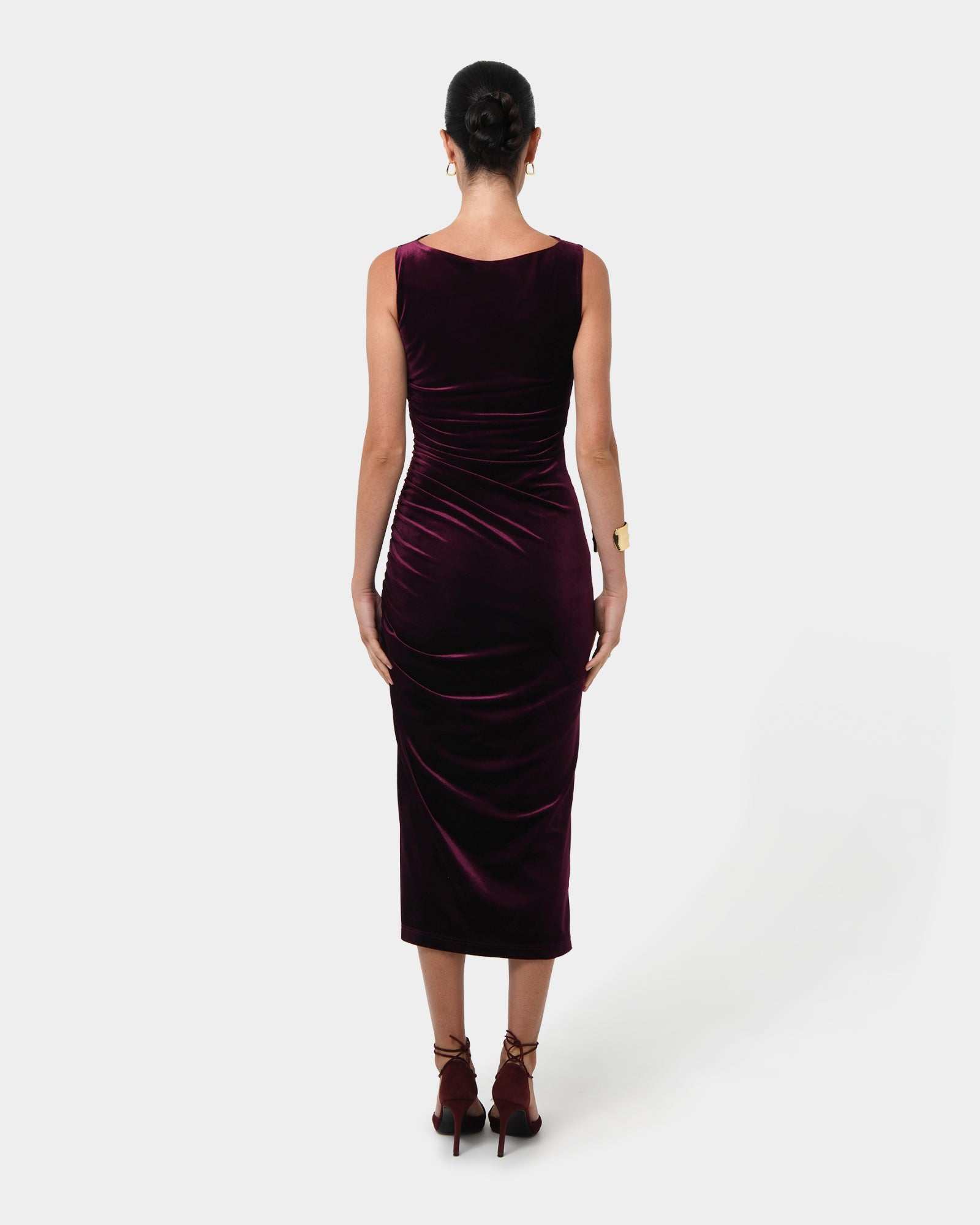 Cory Drape Midi Dress