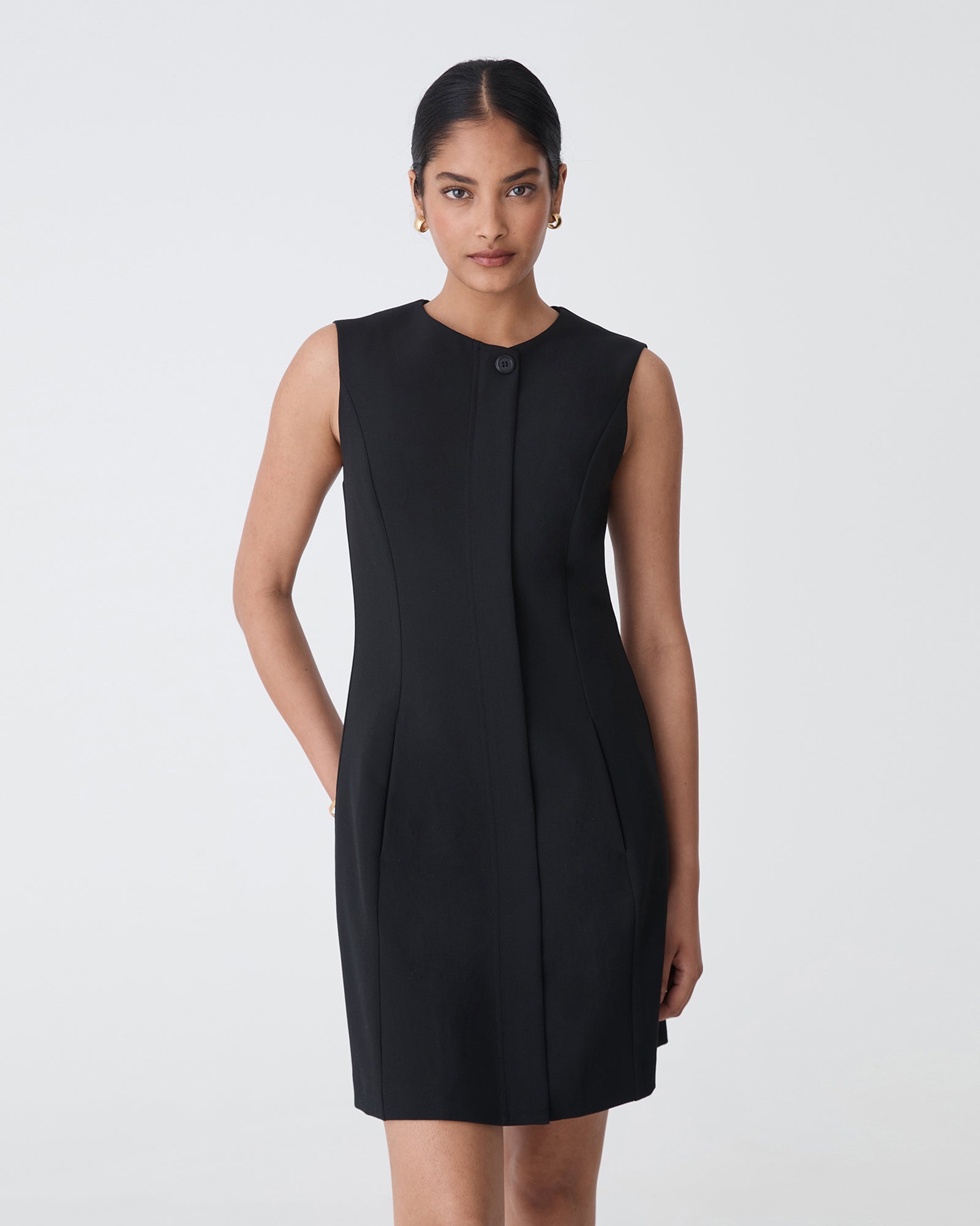 Pera Concealed Panel Dress