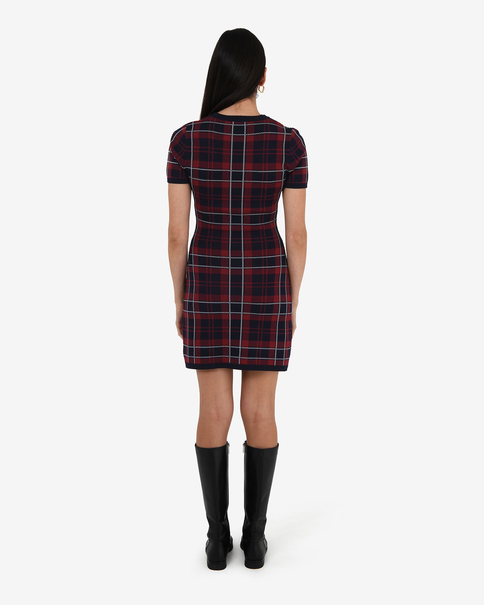 Siane Check Knit Dress