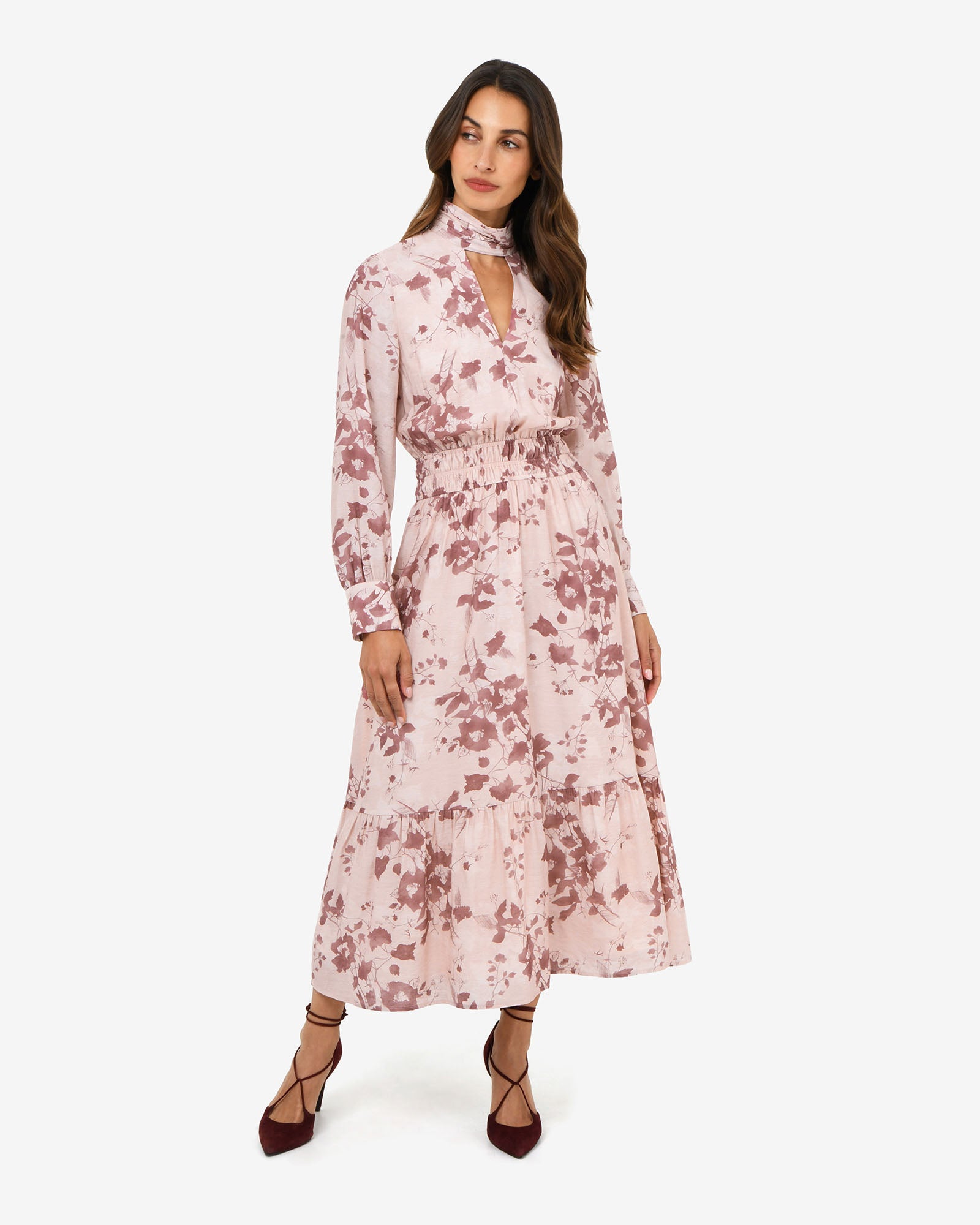 Lesley Tiered Floral Dress