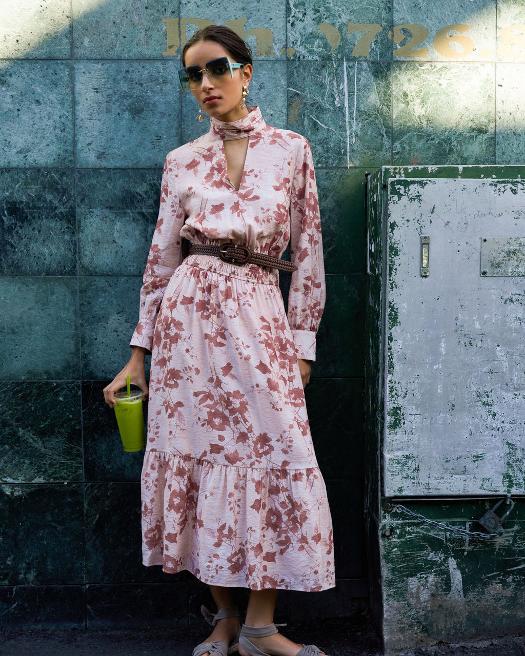Lesley Tiered Floral Dress