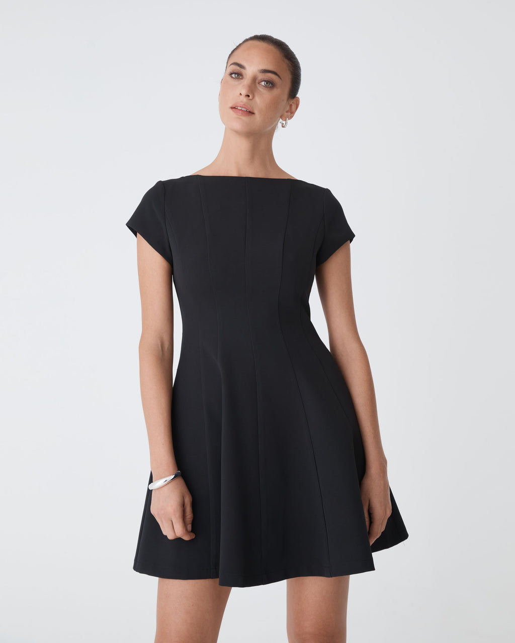 Darcy Short Sleeve Panel Dress