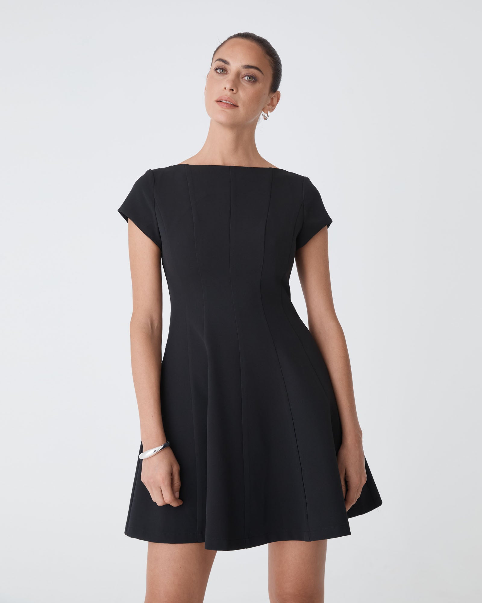 Darcy Short Sleeve Panel Dress