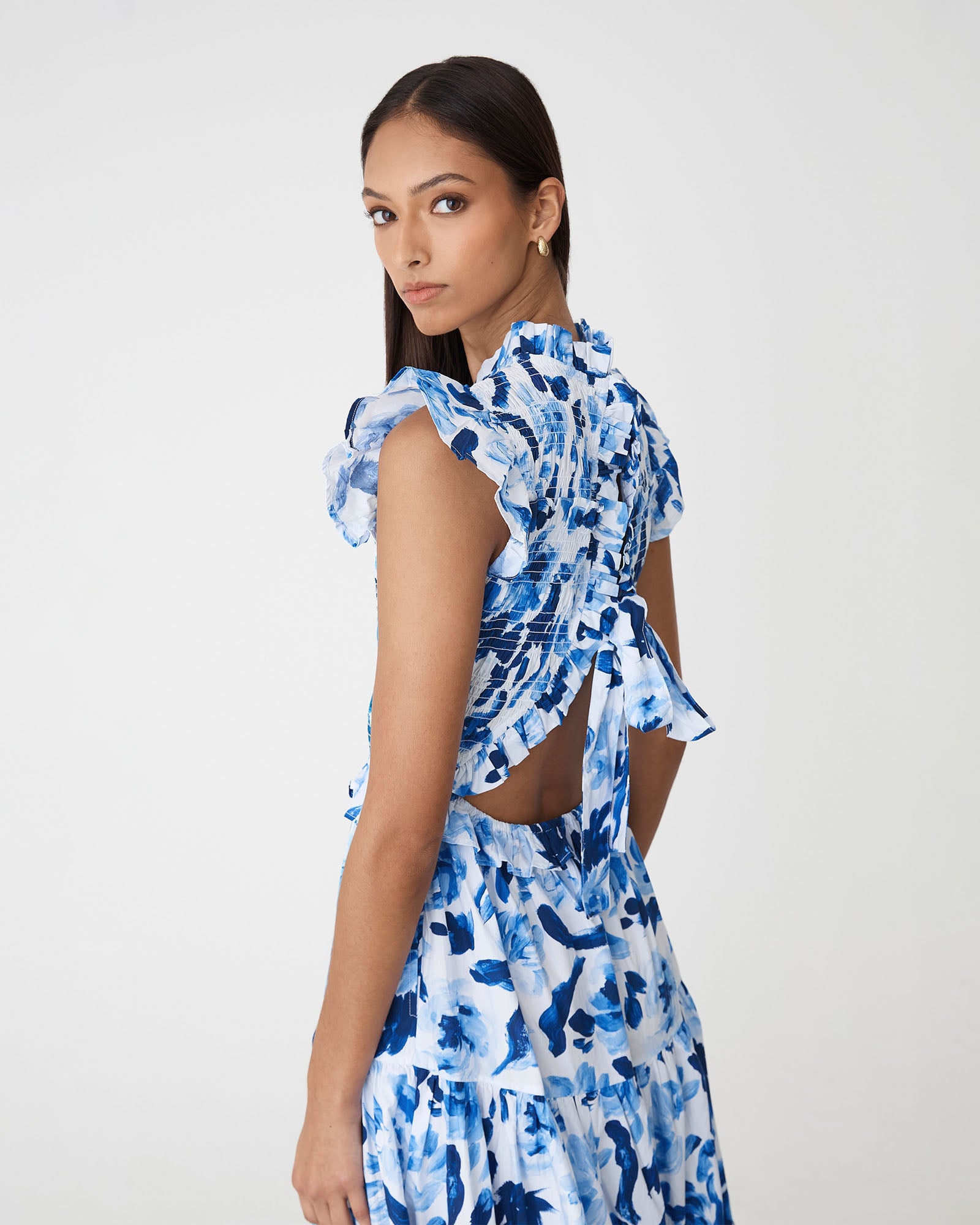 Georgia Cotton Poplin Dress