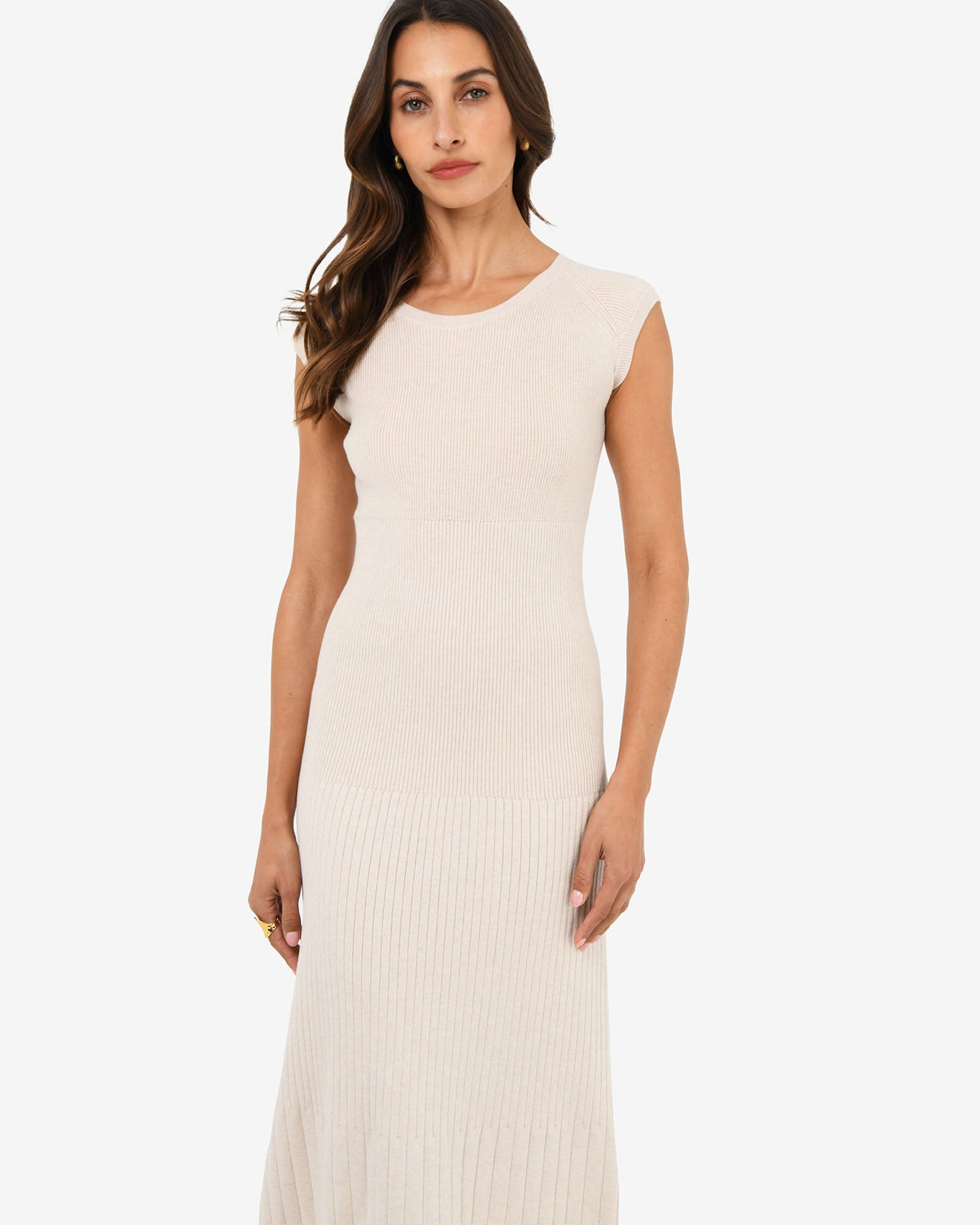 Lourdes Ribbed Knit Dress
