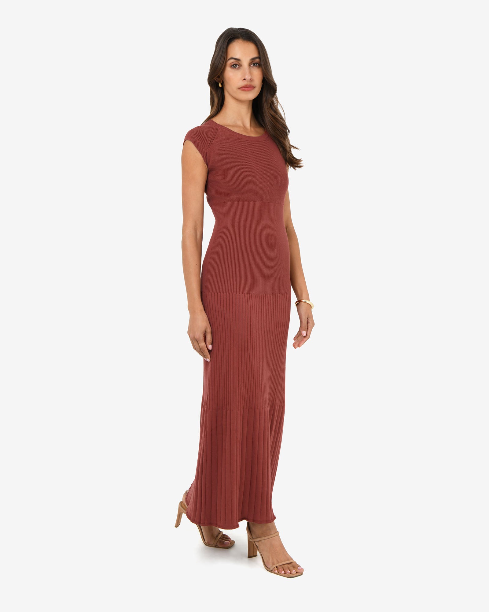 Lourdes Ribbed Knit Dress